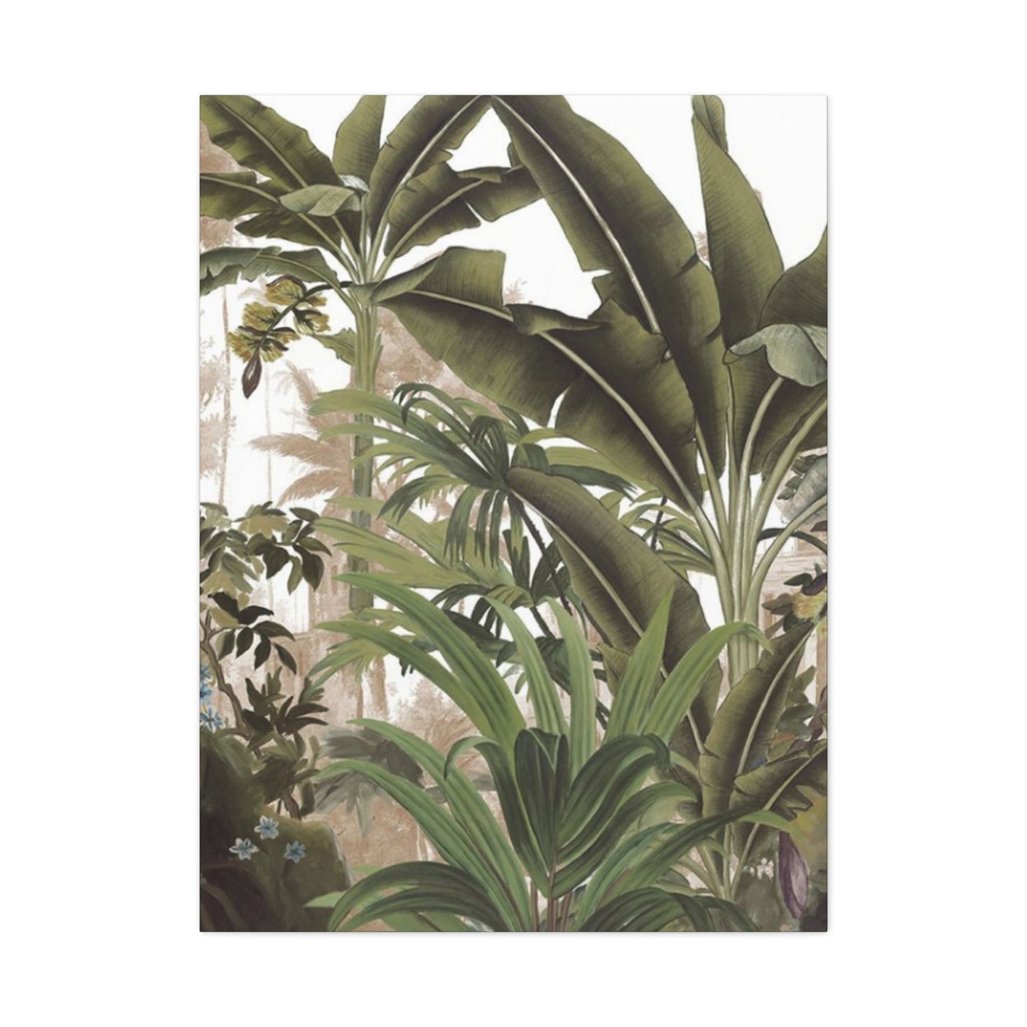 Palm Tree In Forest Wall Art & Canvas Prints