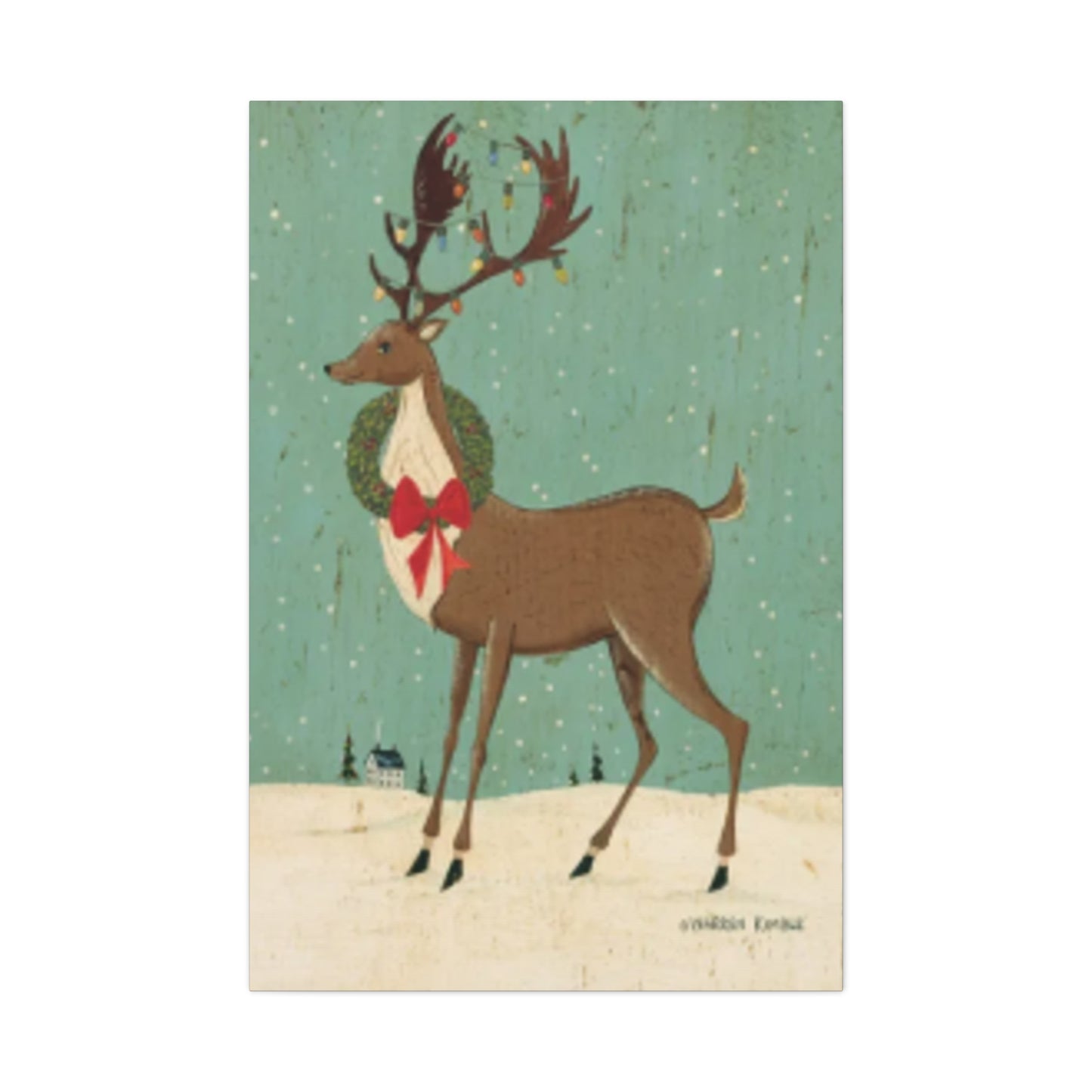 Reindeer Poster Wall Art & Canvas Prints