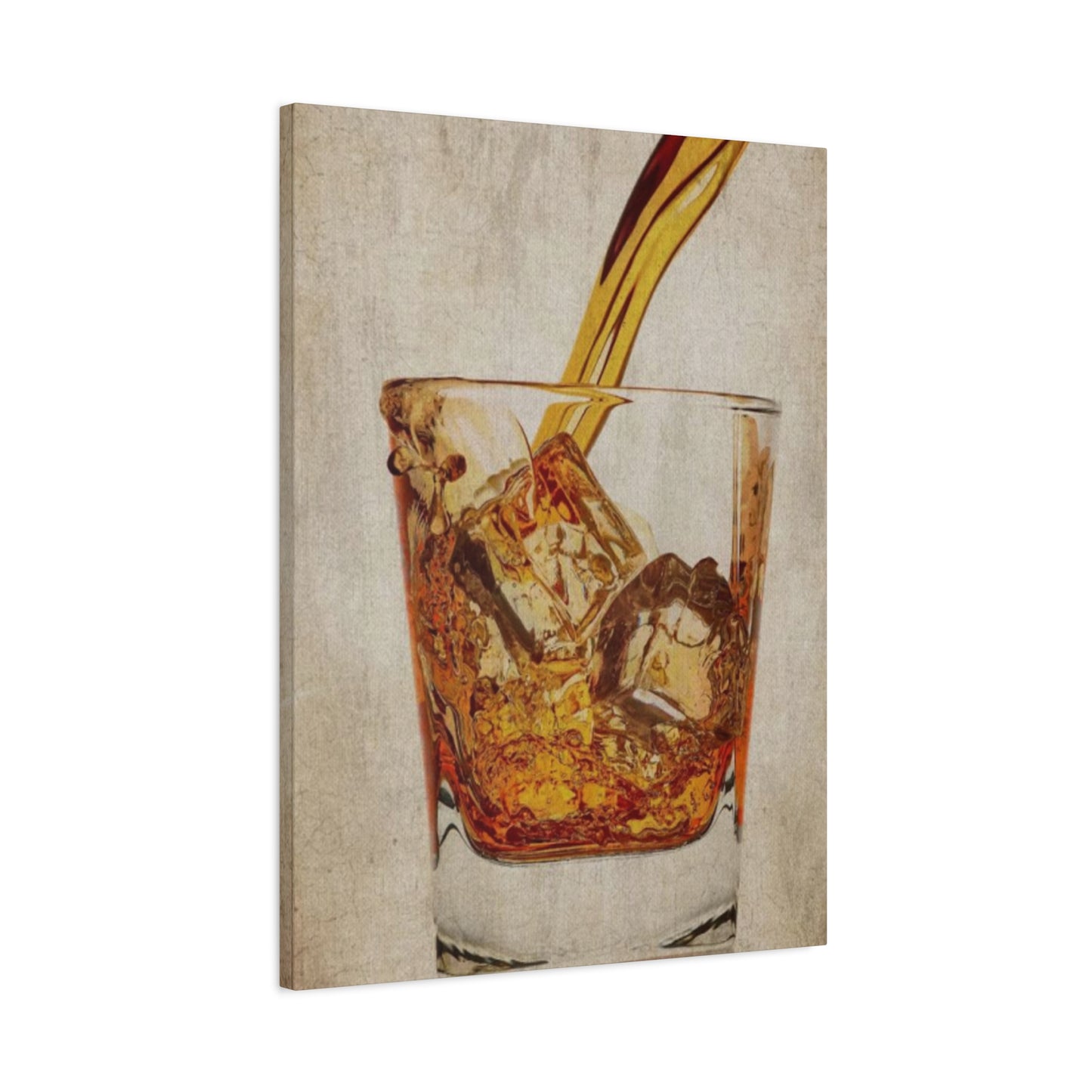 Whiskey Pouring Man Cave Decor Wall Art & Canvas Prints