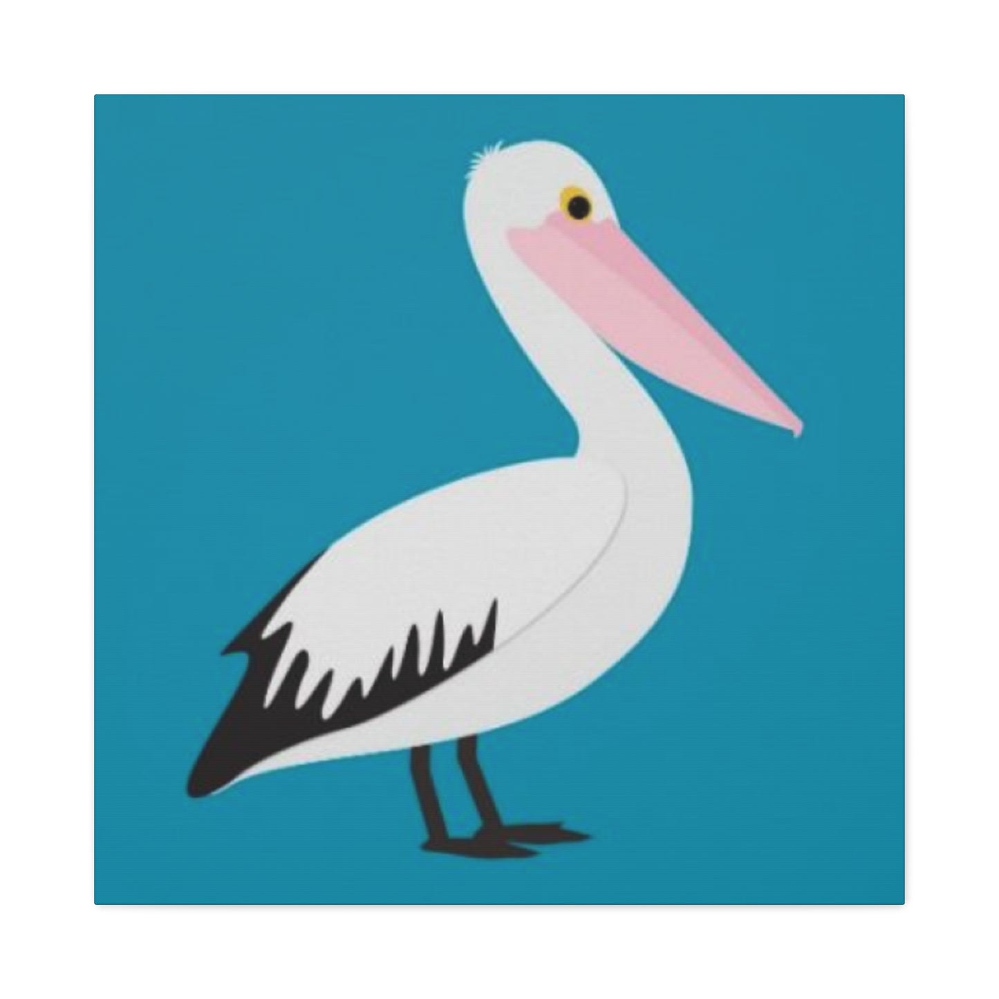 Pelican Cartoon Poster Wall Art & Canvas Prints