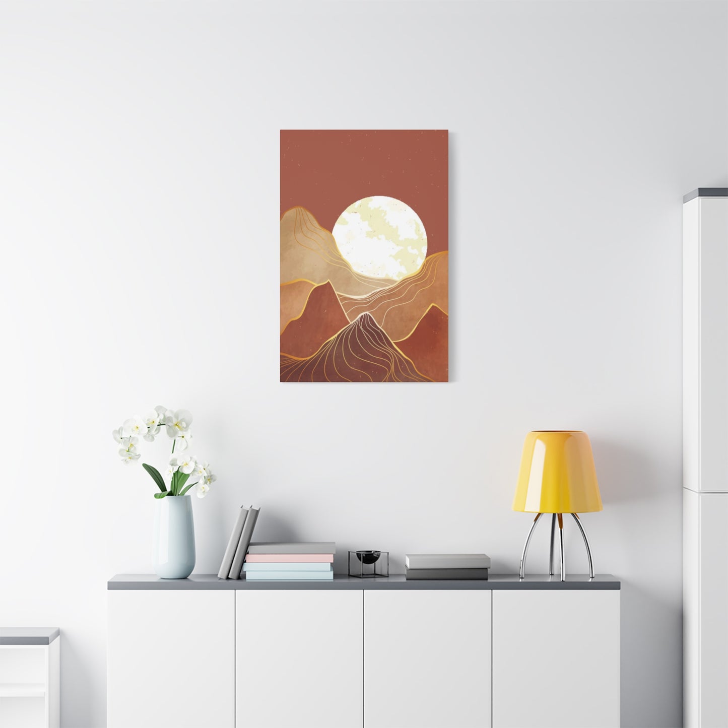 Mountain Sunset Entryway Wall Art & Canvas Prints