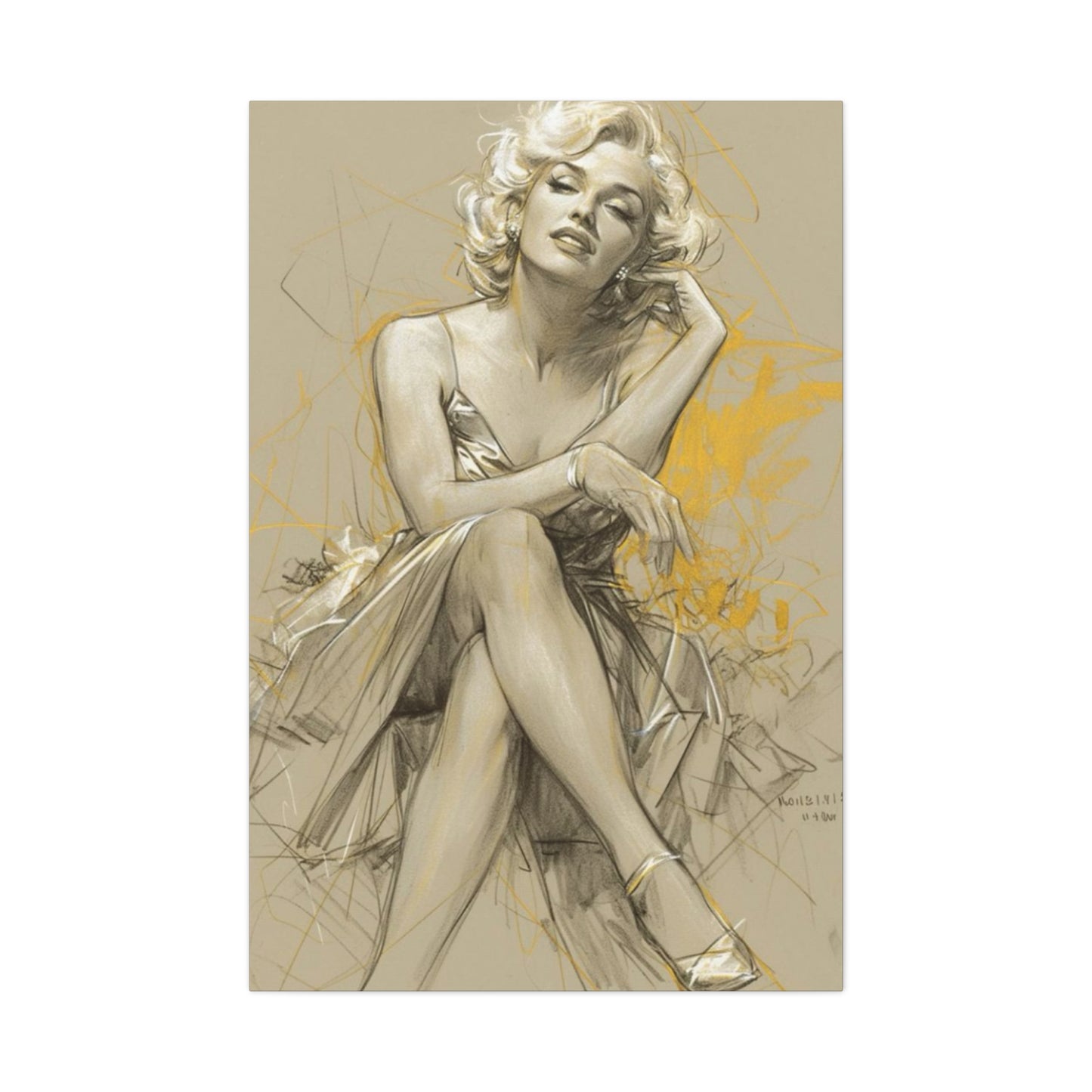 Marilyn Monroe Beautiful Poster Wall Art & Canvas Prints