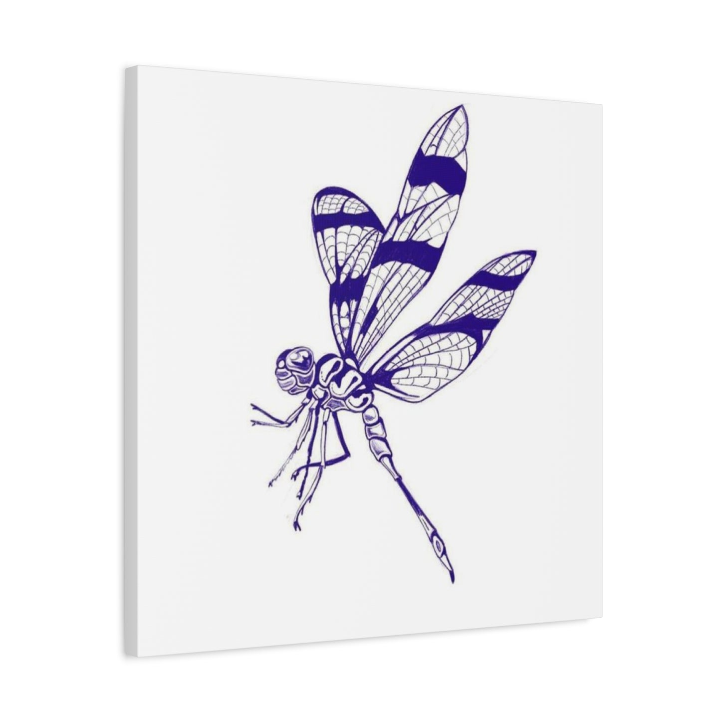 Blue Design Dragonfly Wall Art & Canvas Prints