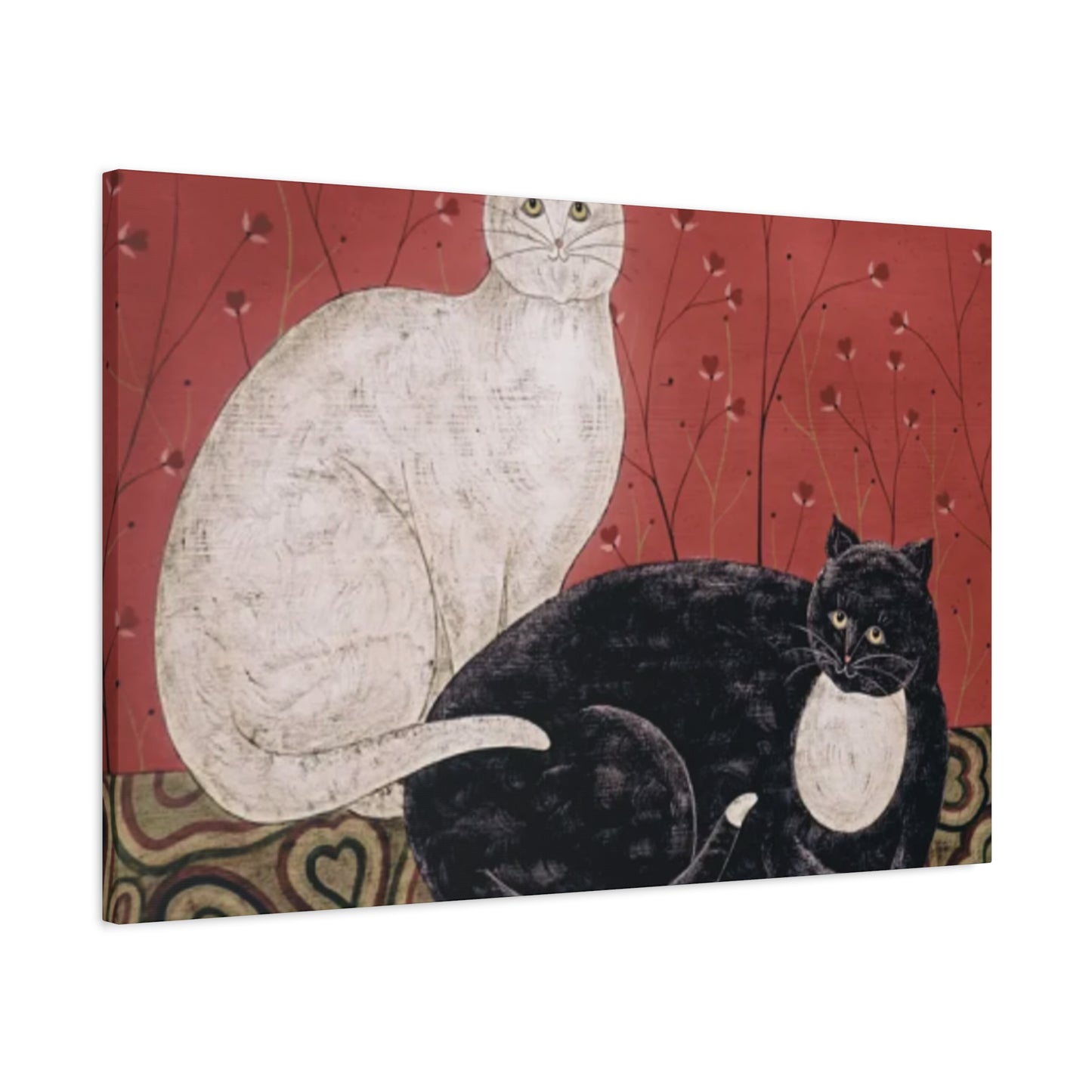 Black & White Cat Kimble Warren Wall Art & Canvas Prints