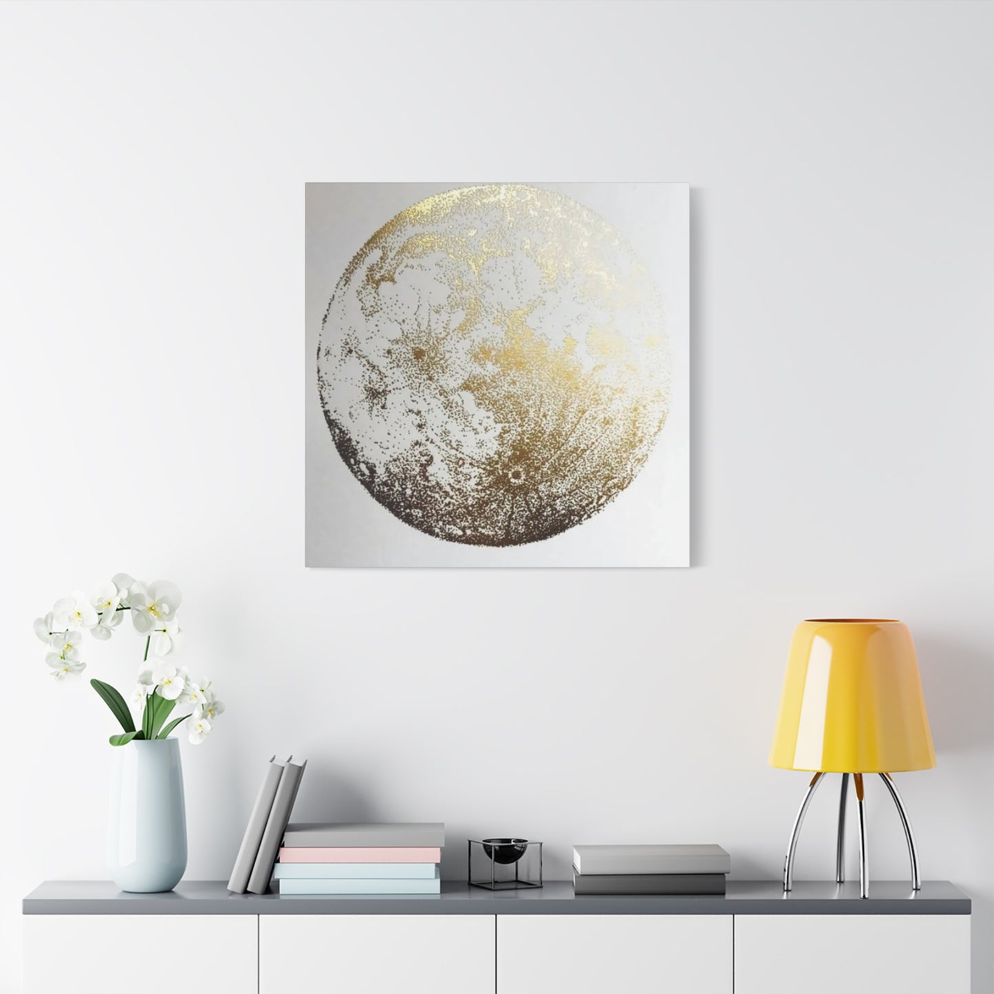 Golden Moon Wall Art & Canvas Prints