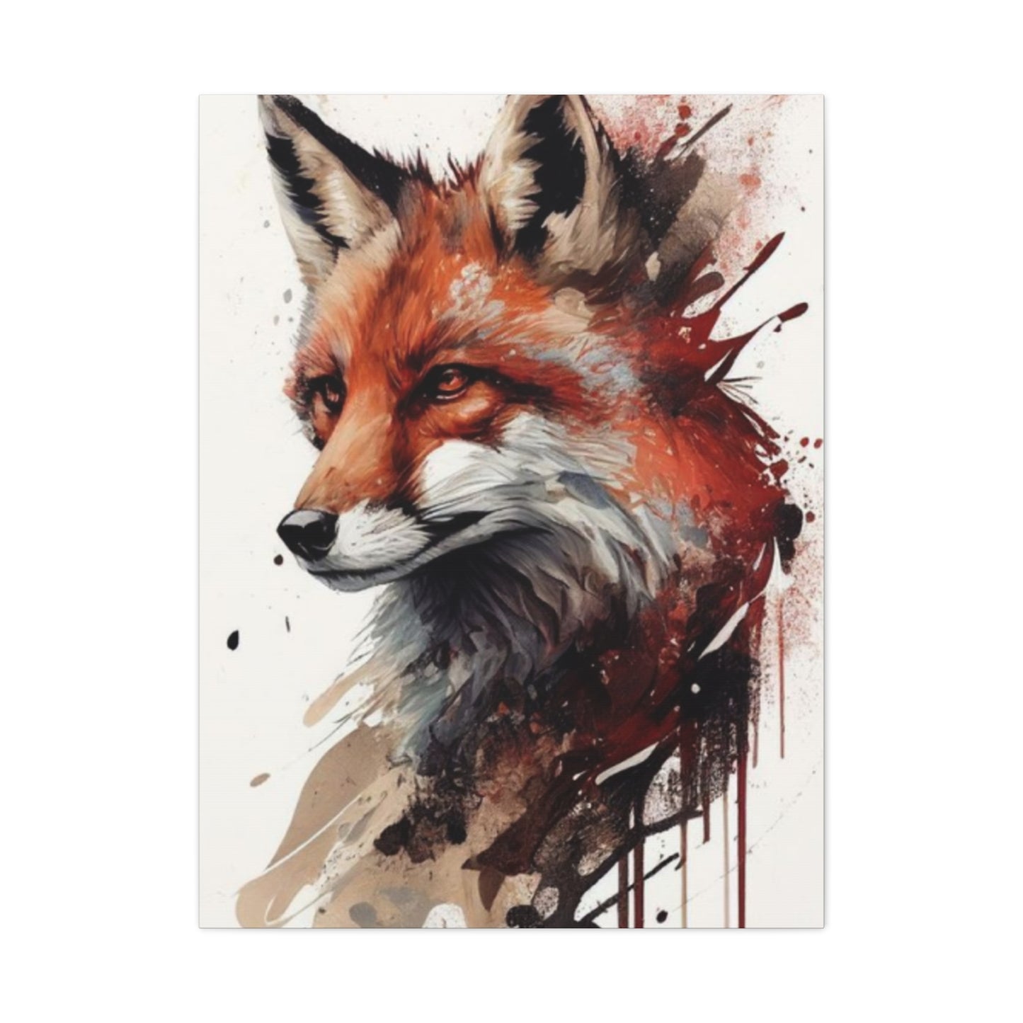 The Abstract Red Fox Wall Art & Canvas Prints