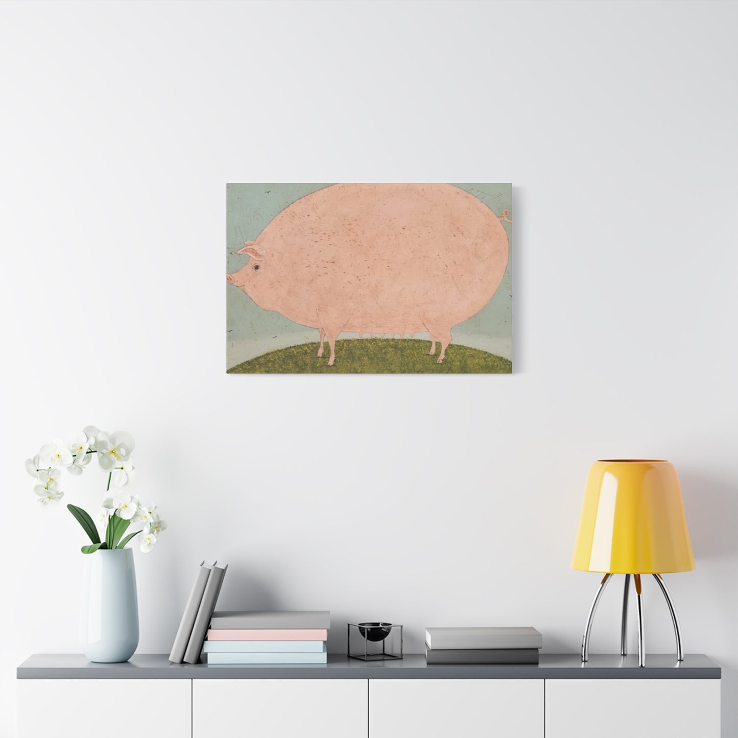 Fat Pig Kimble Warren Wall Art & Canvas Prints