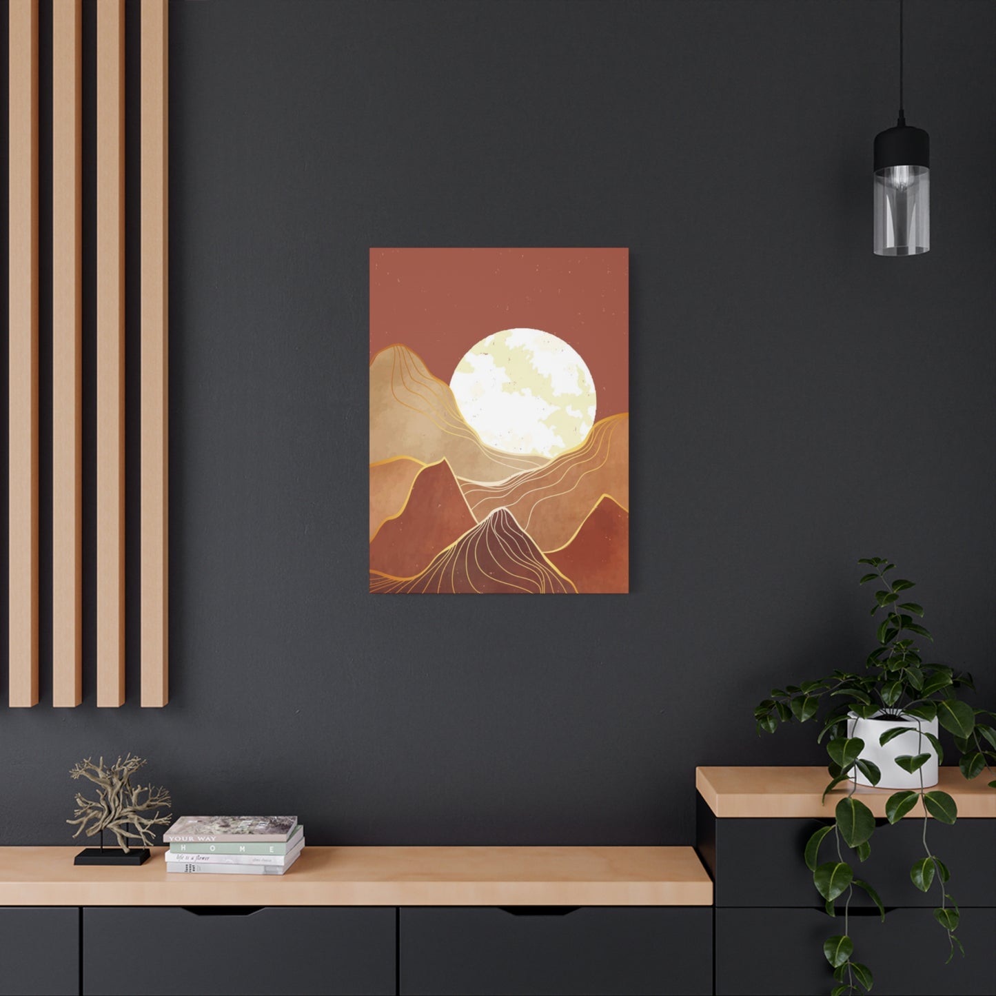 Mountain Sunset Entryway Wall Art & Canvas Prints