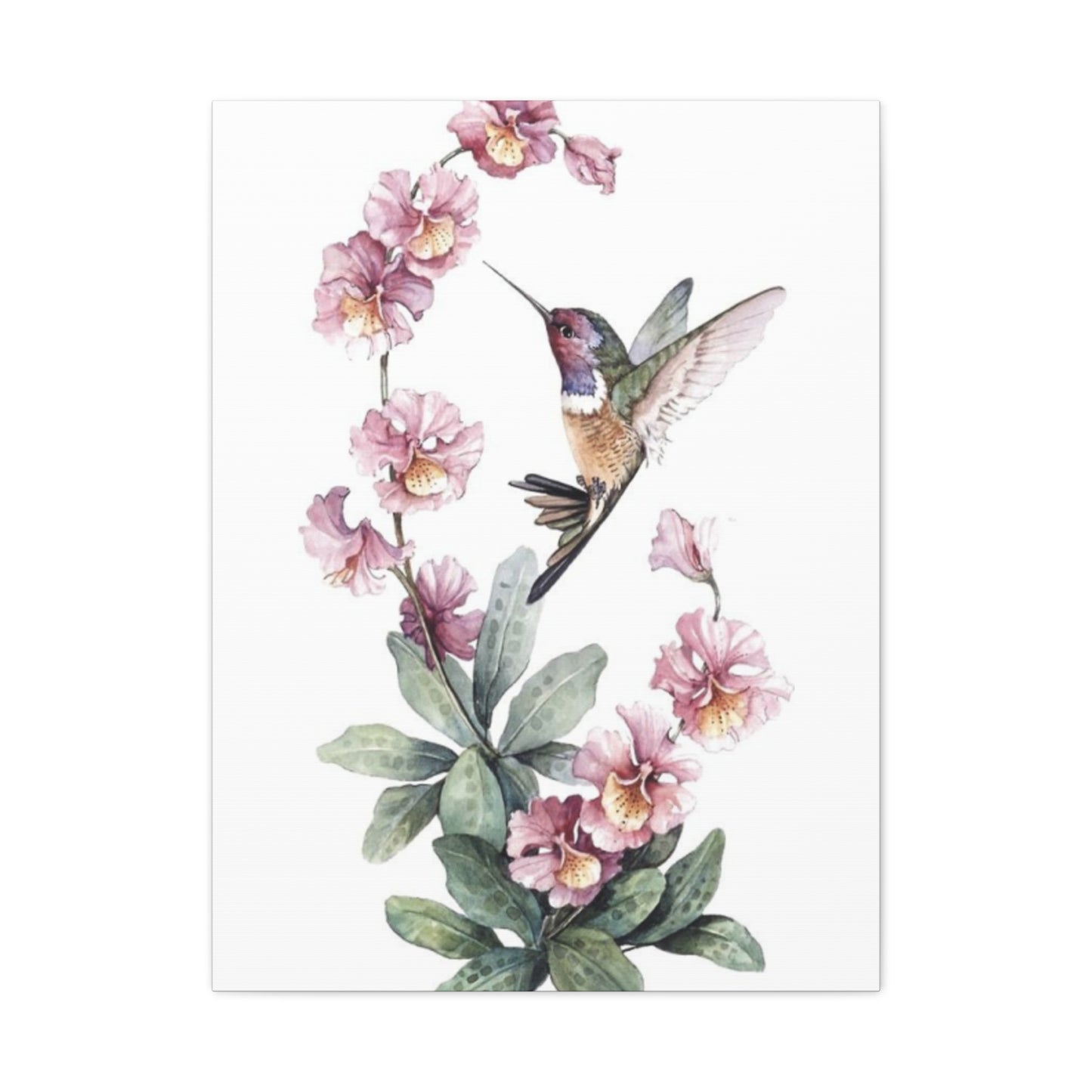 Flying Humming Bird Painting Wall Art & Canvas Prints