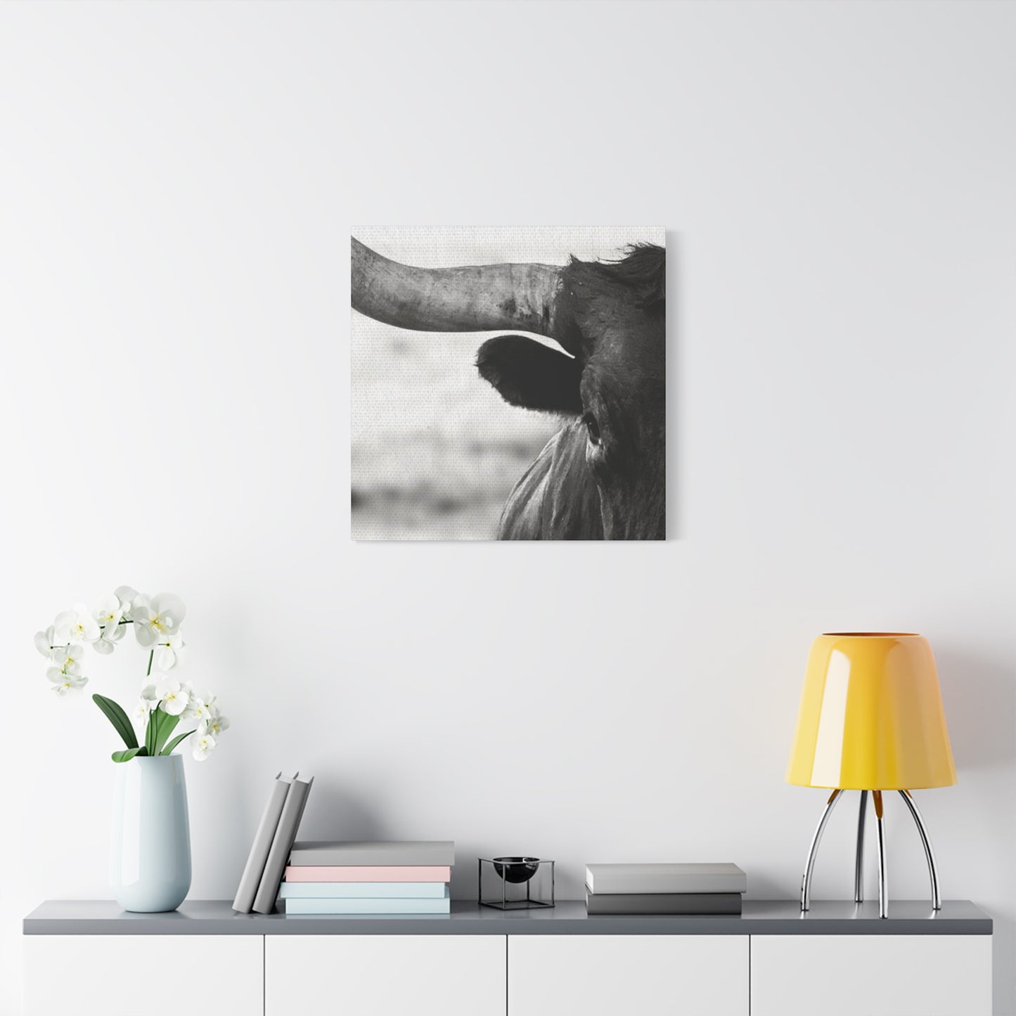 Close Up Of Long Horn Wall Art & Canvas Prints