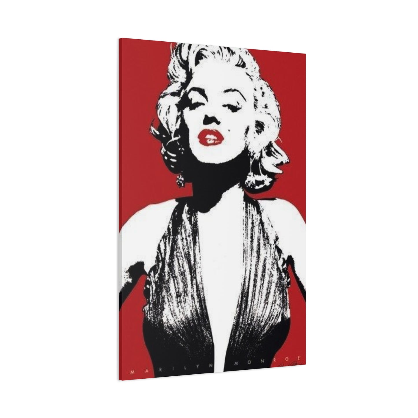 Red Poster Marilyn Monroe Wall Art & Canvas Prints