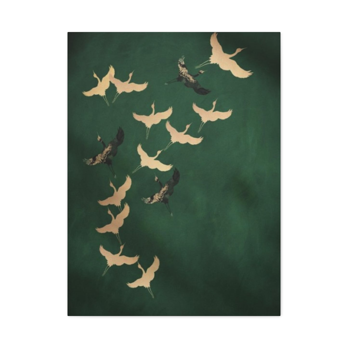 Golden Birds Flying Wall Art & Canvas Prints