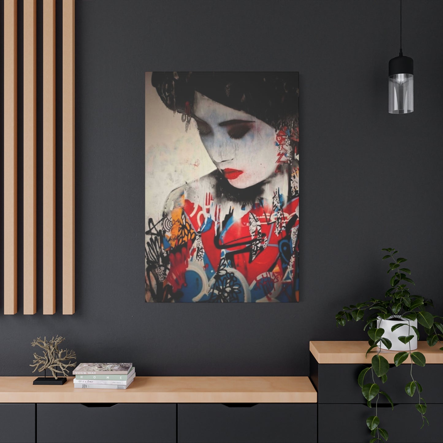 Women Face Abstract Modernism Wall Art & Canvas Prints