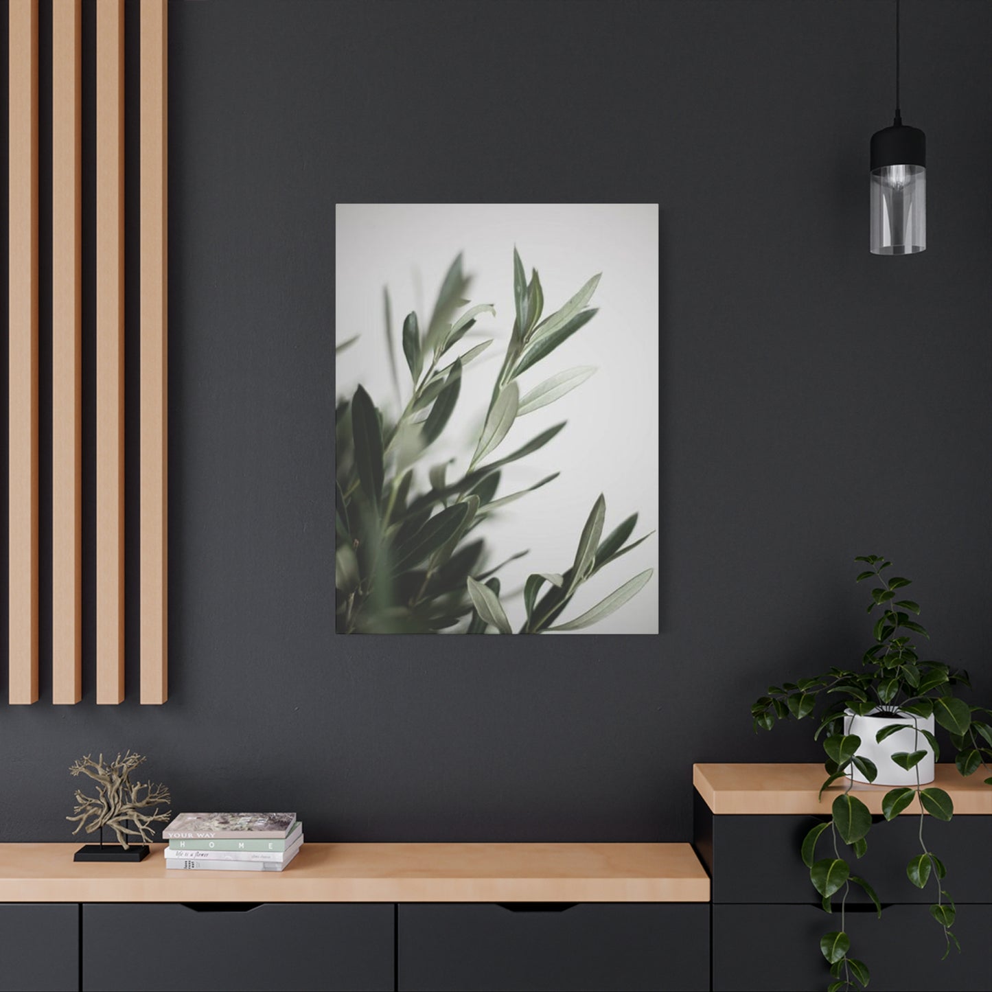 Plant Olive Green Wall Art & Canvas Prints