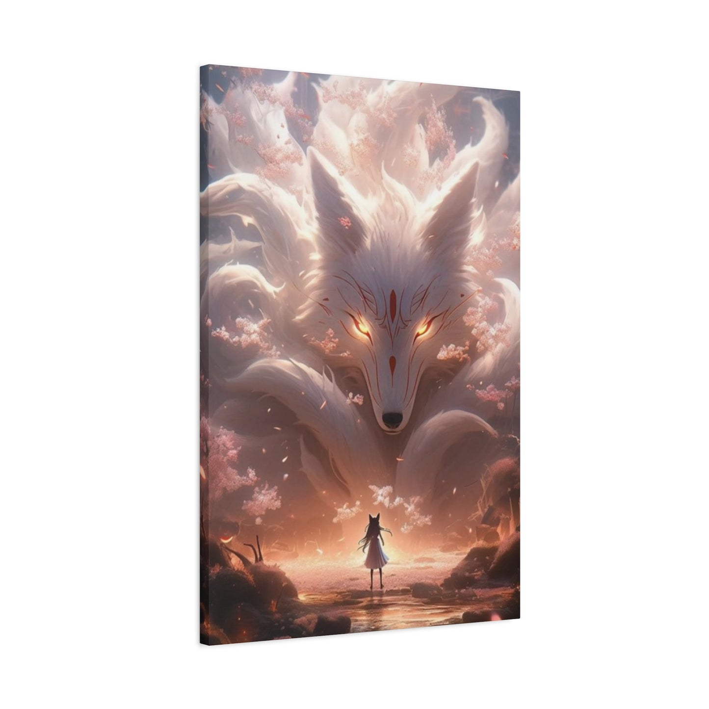 White Fox Queen Wall Art & Canvas Prints