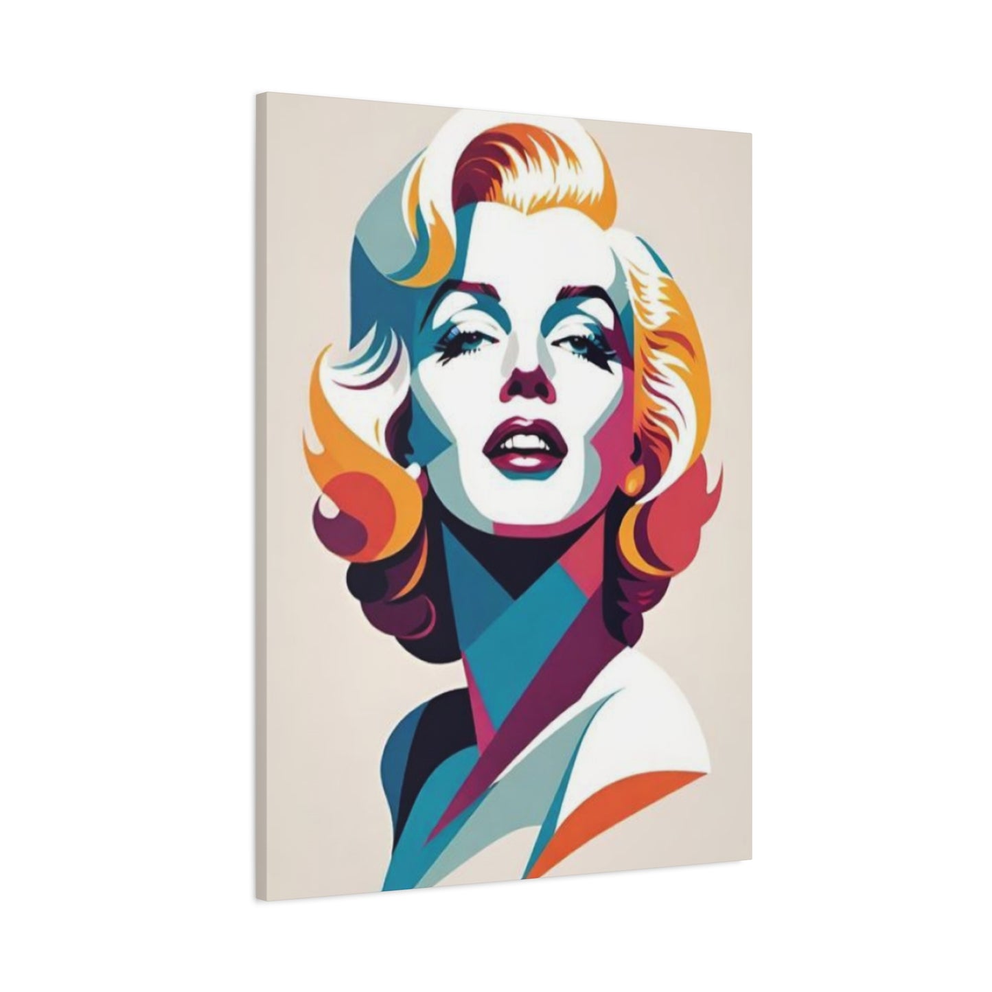 Beautiful Dress Of Marilyn Monroe Painting Wall Art & Canvas Prints