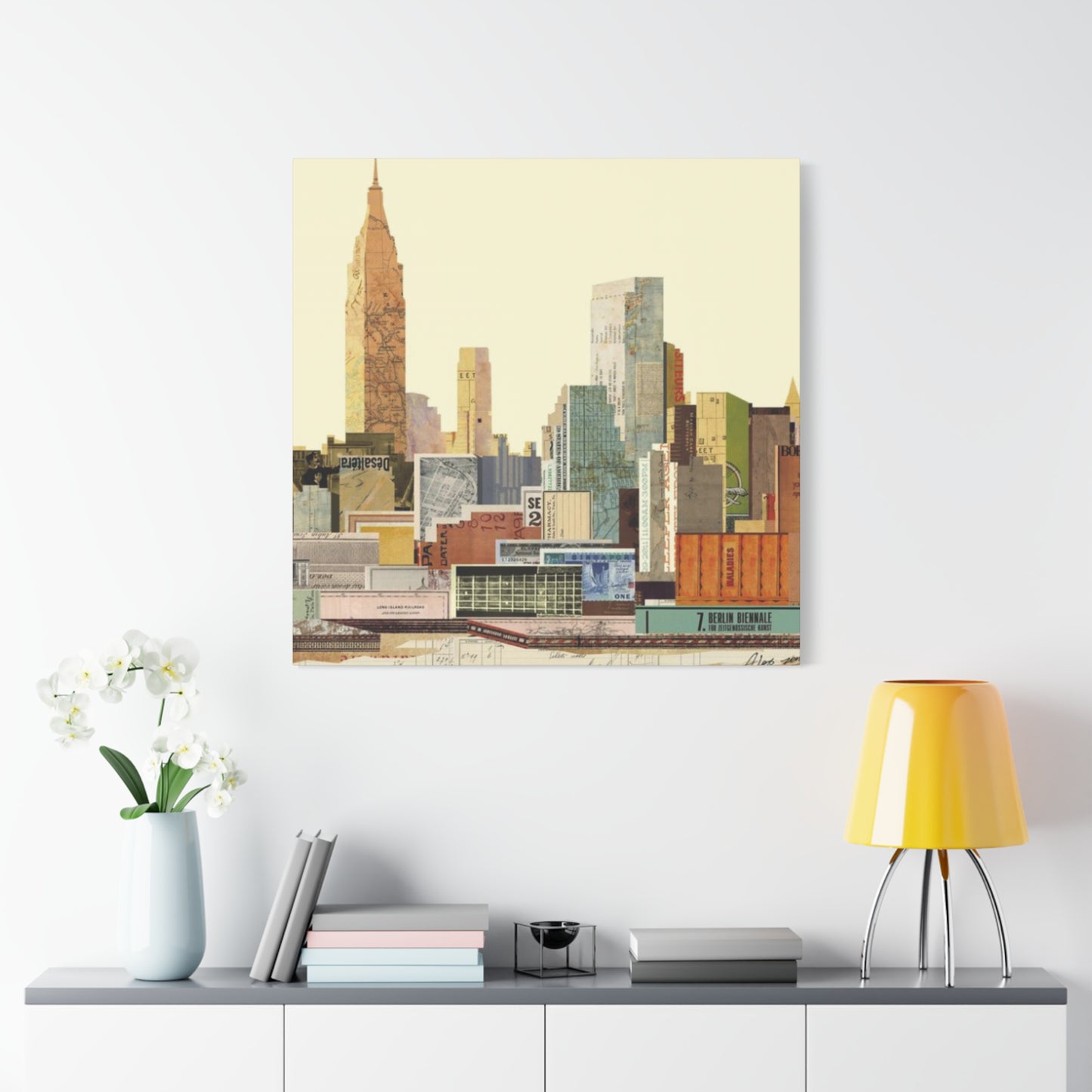 Birdview NYC Skyline Wall Art & Canvas Prints