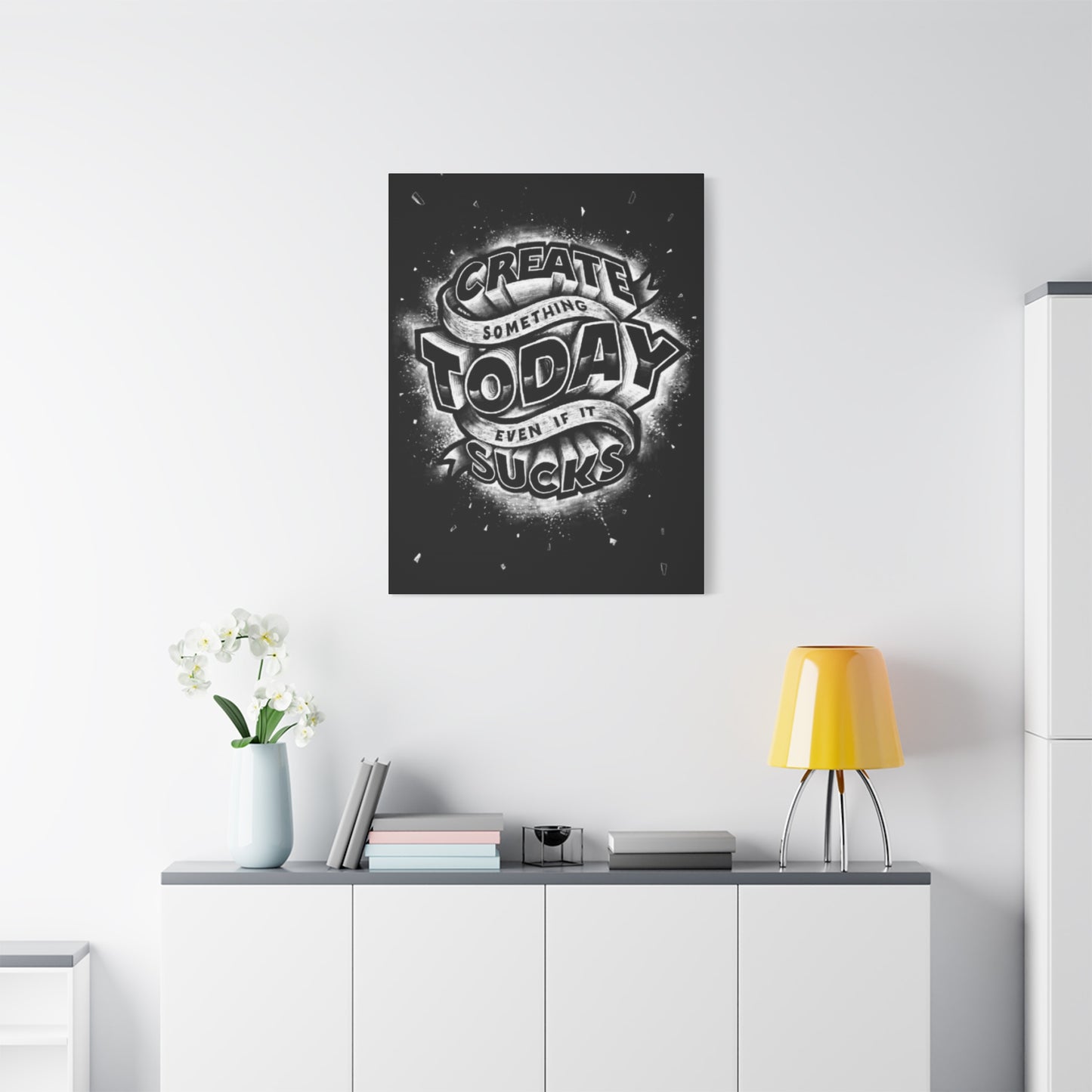 Create Today Chalkboard Wall Art & Canvas Prints