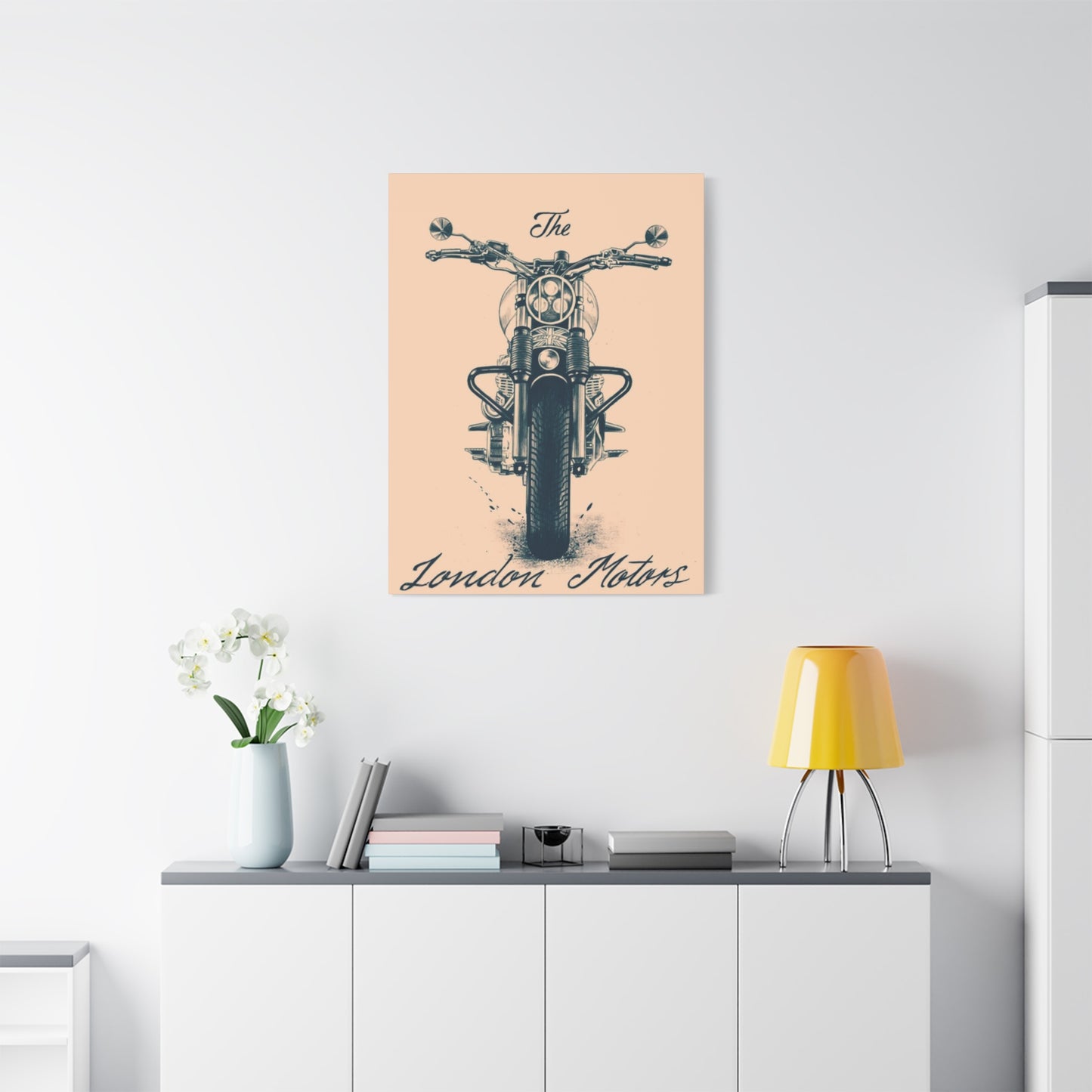 The London Motors Motorcycle Wall Art & Canvas Prints