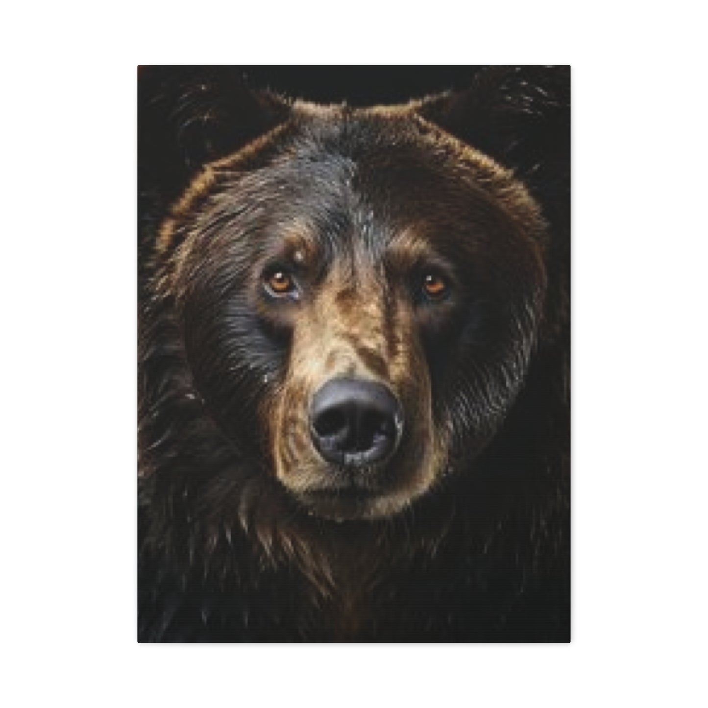 Grizzly Bear Man Cave Decor Wall Art & Canvas Prints