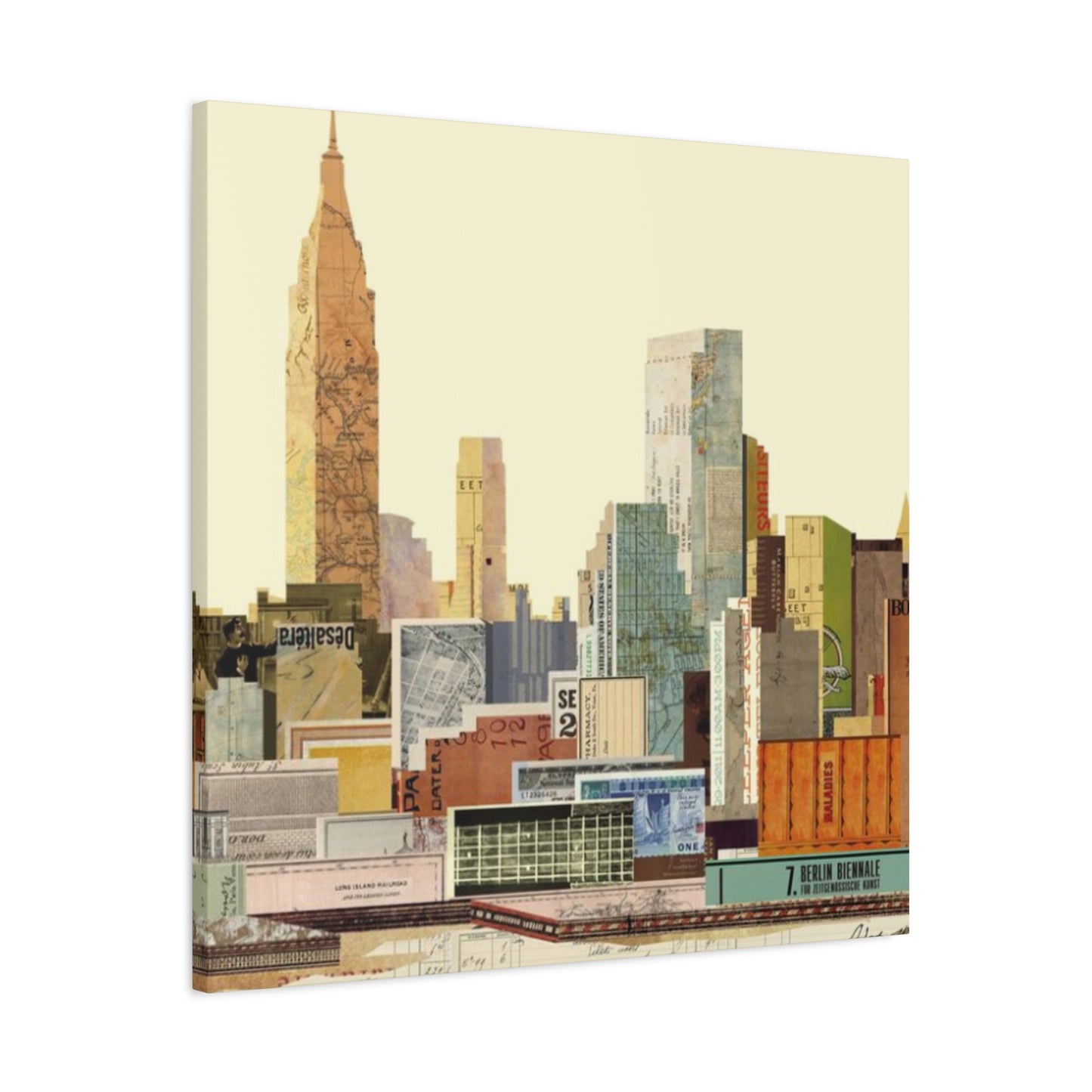 Birdview NYC Skyline Wall Art & Canvas Prints