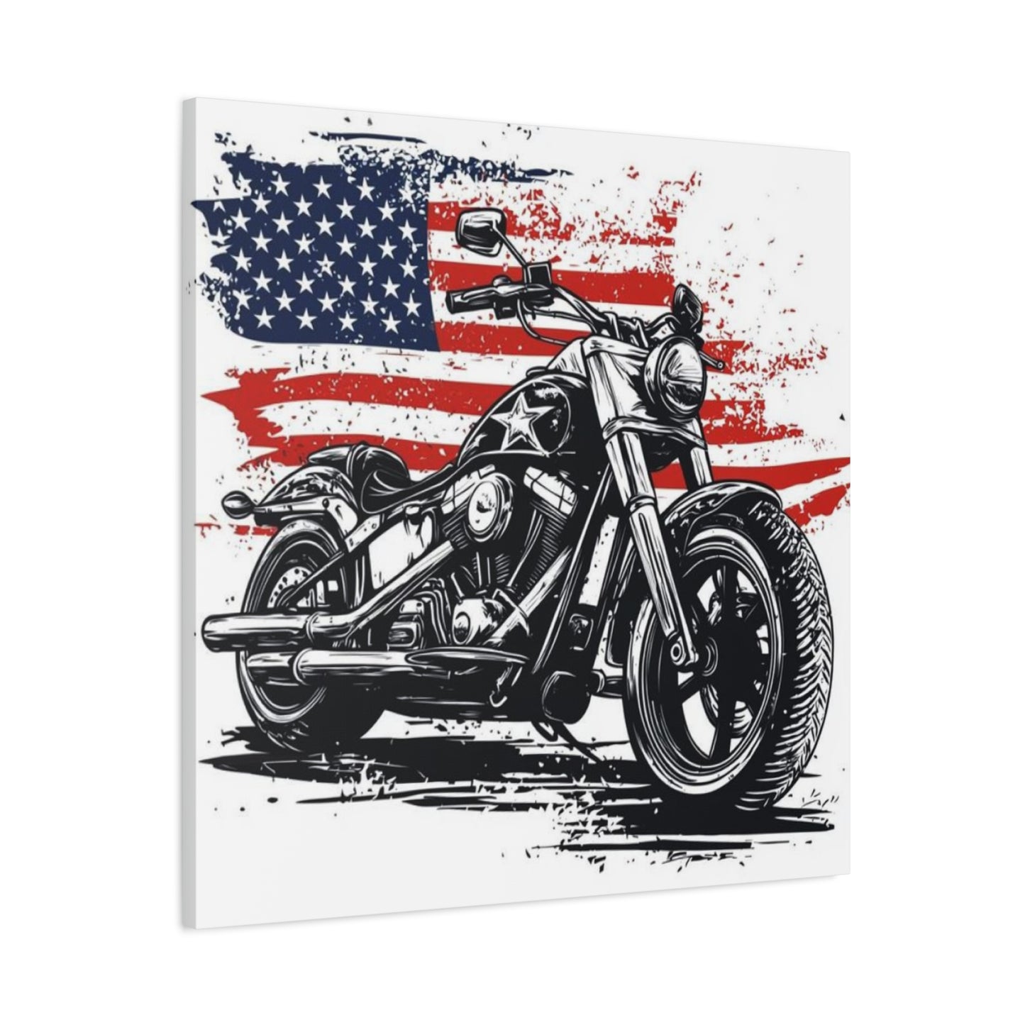 American Harley Davidson Poster Motorcycle Wall Art & Canvas Prints