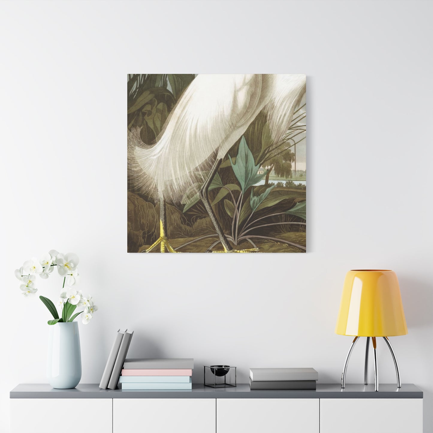 Golden Feet Herons Wall Art & Canvas Prints