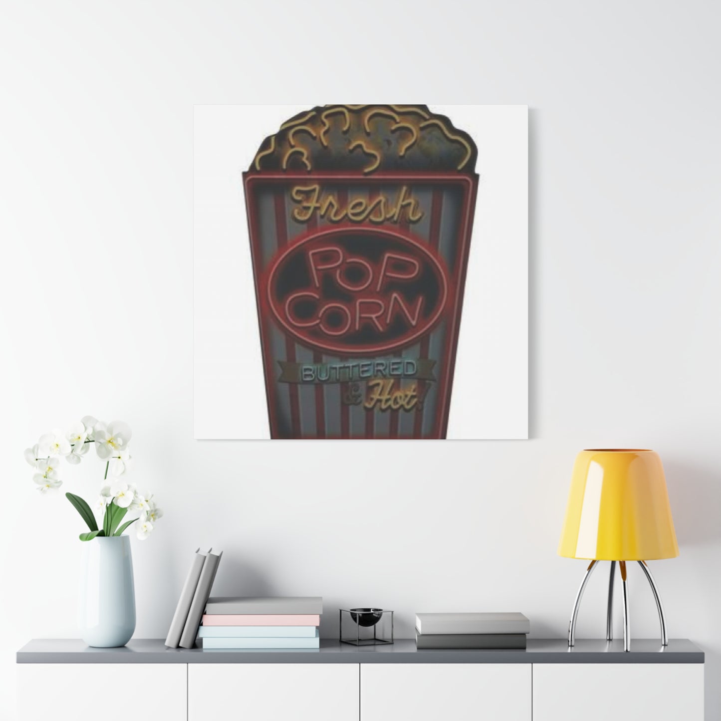 Popcorn Tub Wall Art & Canvas Prints