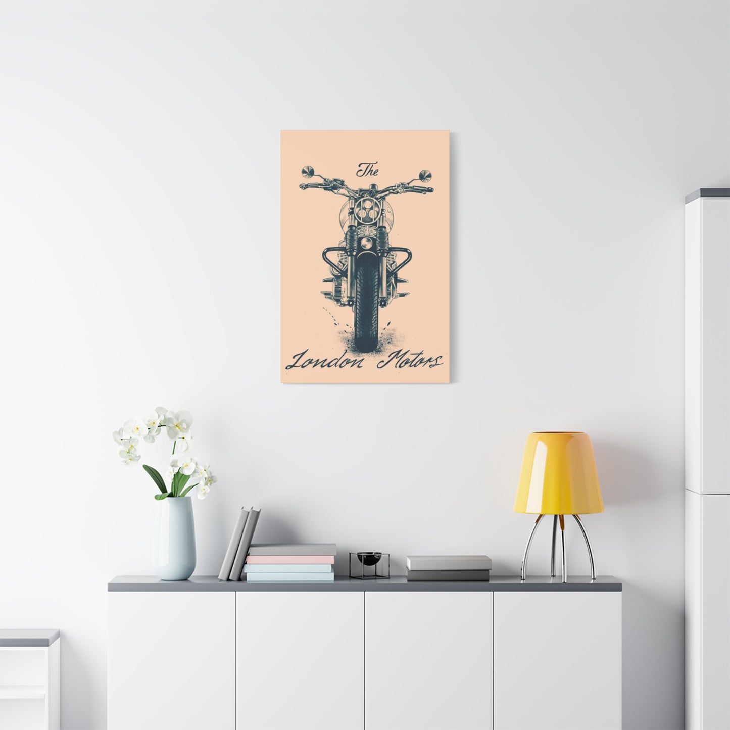 The London Motors Motorcycle Wall Art & Canvas Prints