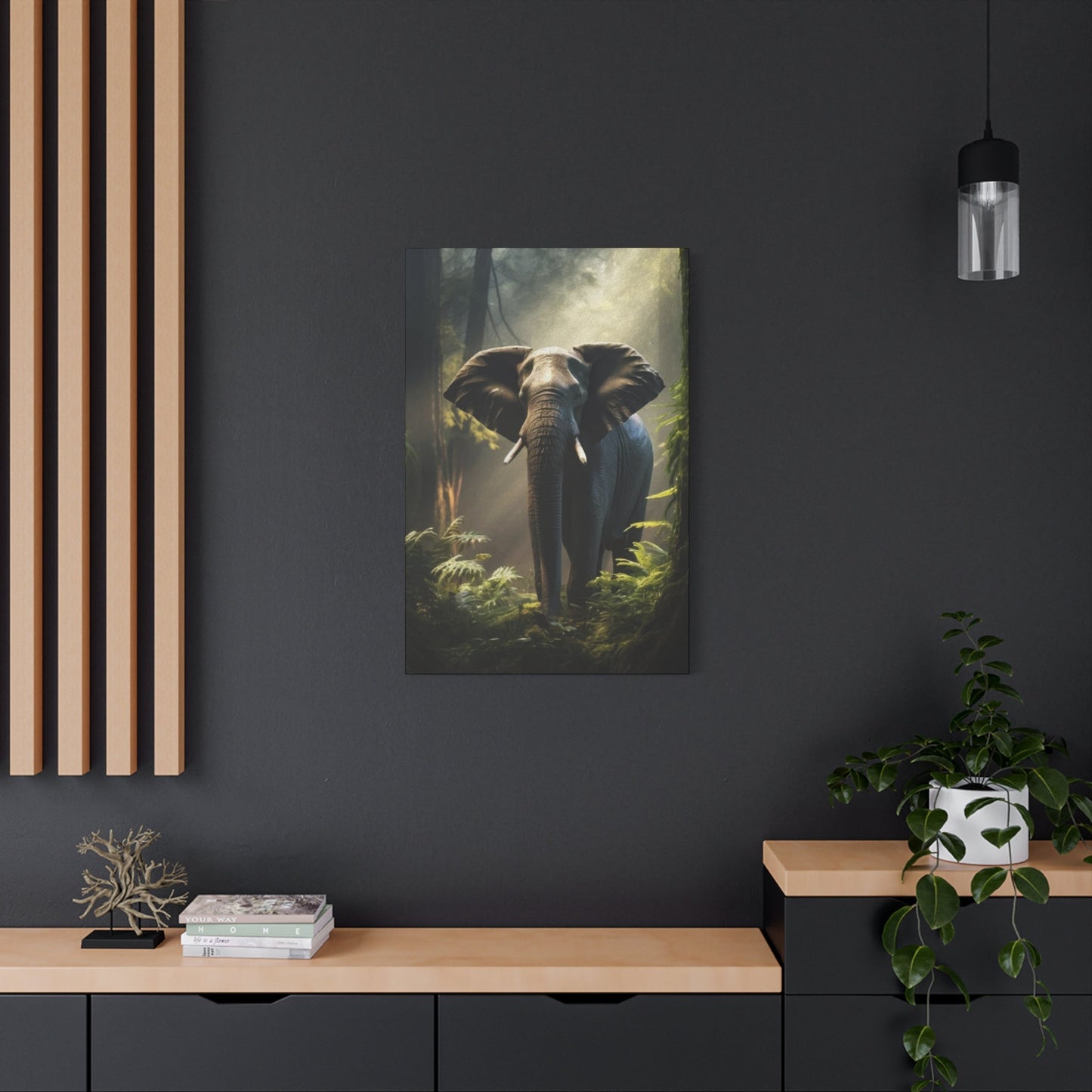 Wild Elephant Wall Art & Canvas Prints