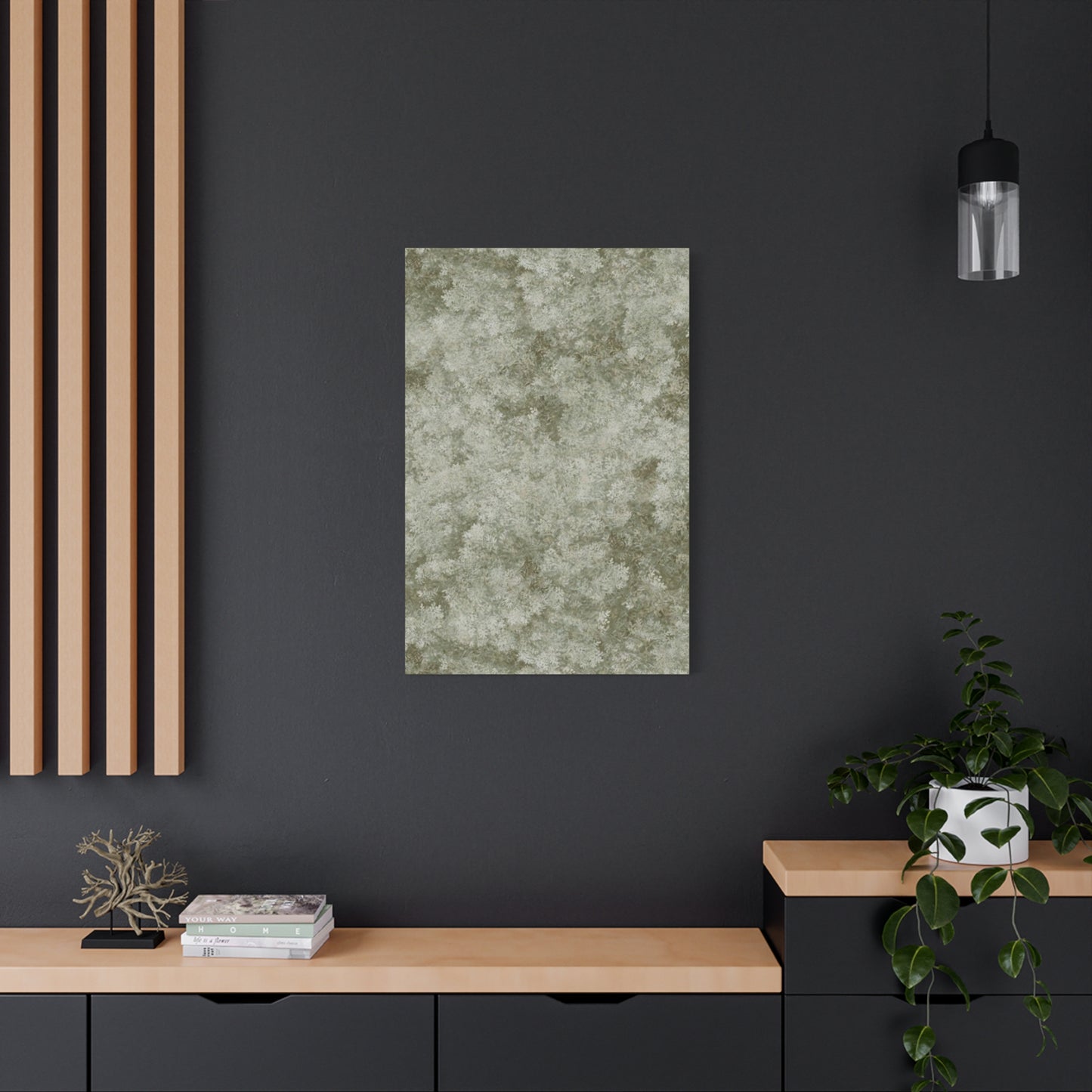 Random Beautiful Olive Green Painting Wall Art & Canvas Prints