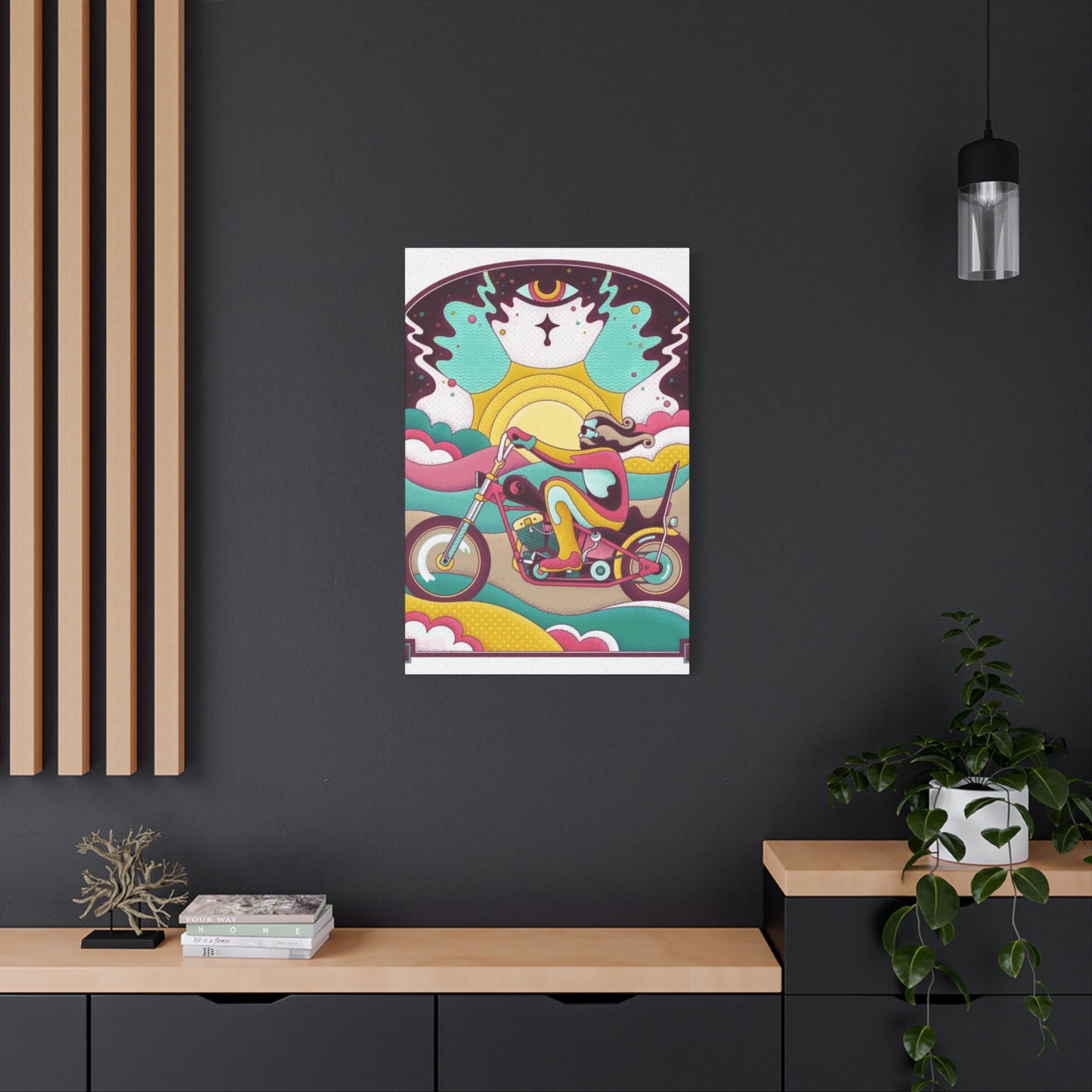 Bomber Bike Poster Motorcycle Wall Art & Canvas Prints