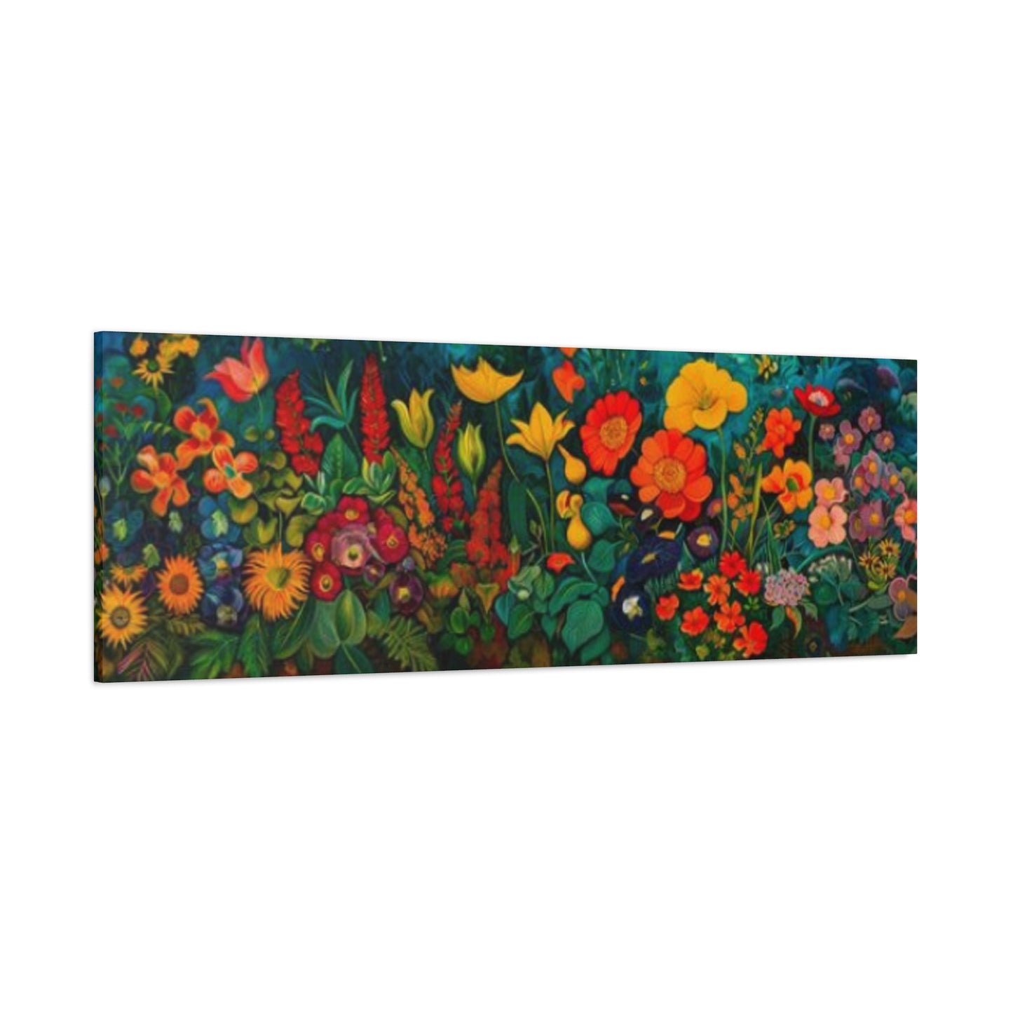 Flower Painting Panoramas Wall Art & Canvas Prints