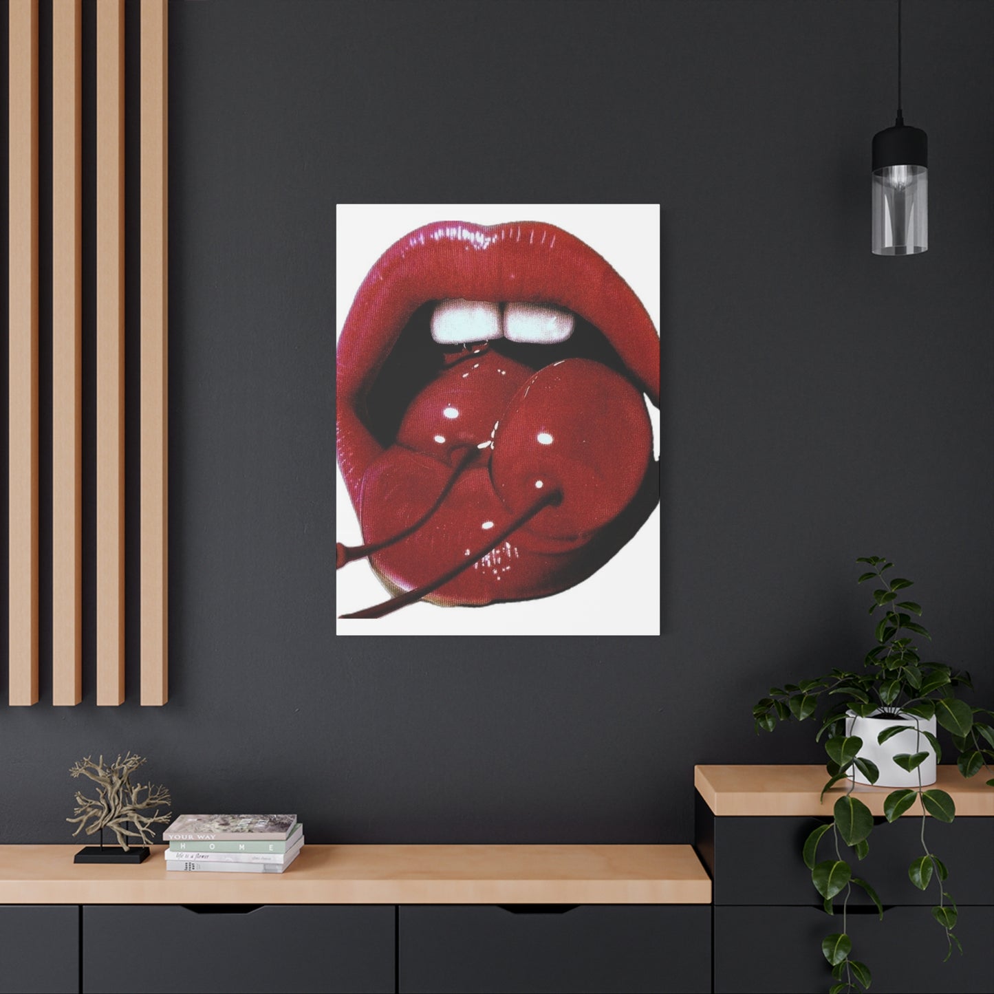 Cherry Lips Wall Art & Canvas Prints