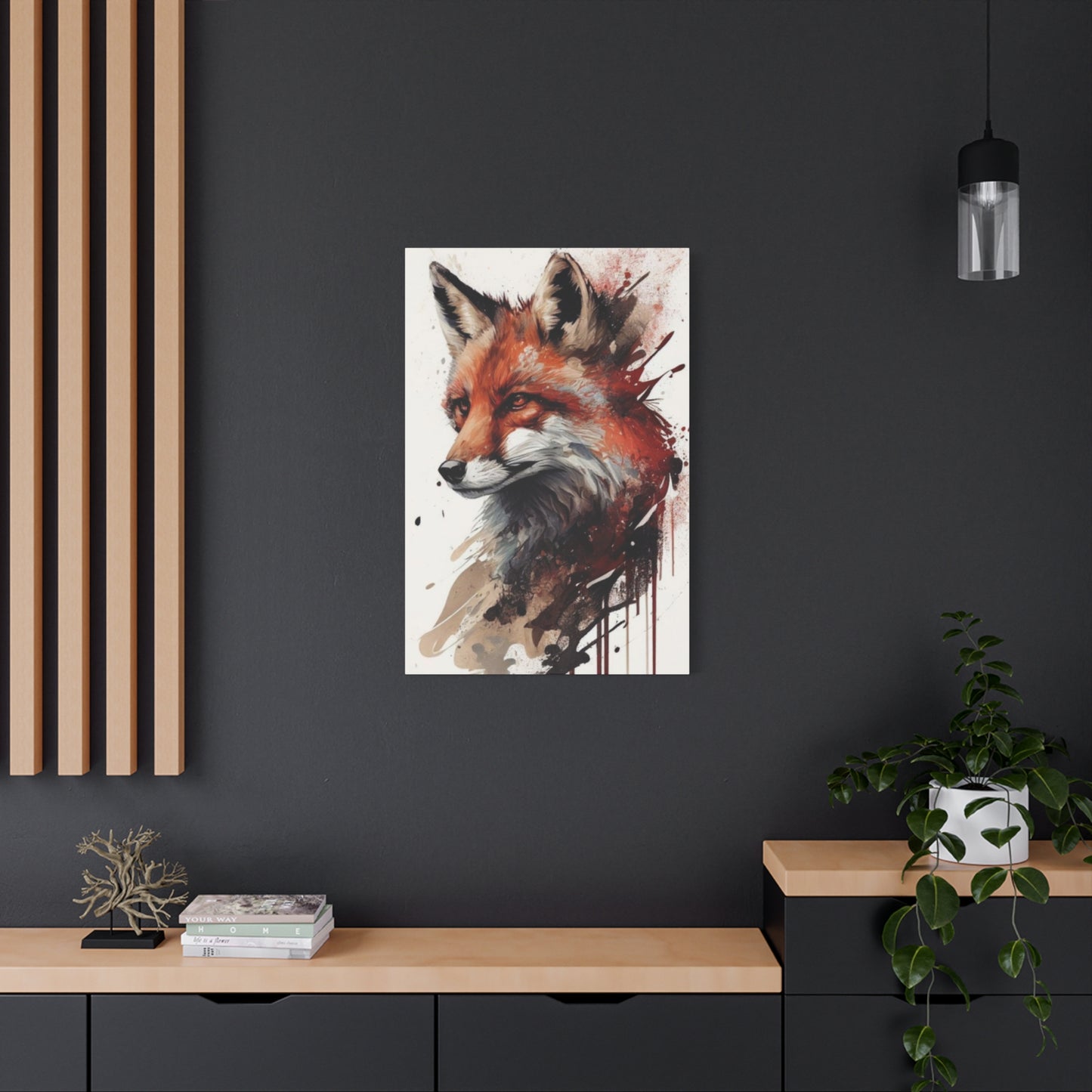 The Abstract Red Fox Wall Art & Canvas Prints