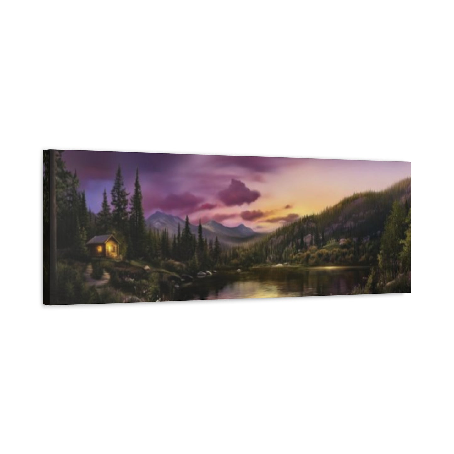 Evening In Wildlife Panoramas Wall Art & Canvas Prints