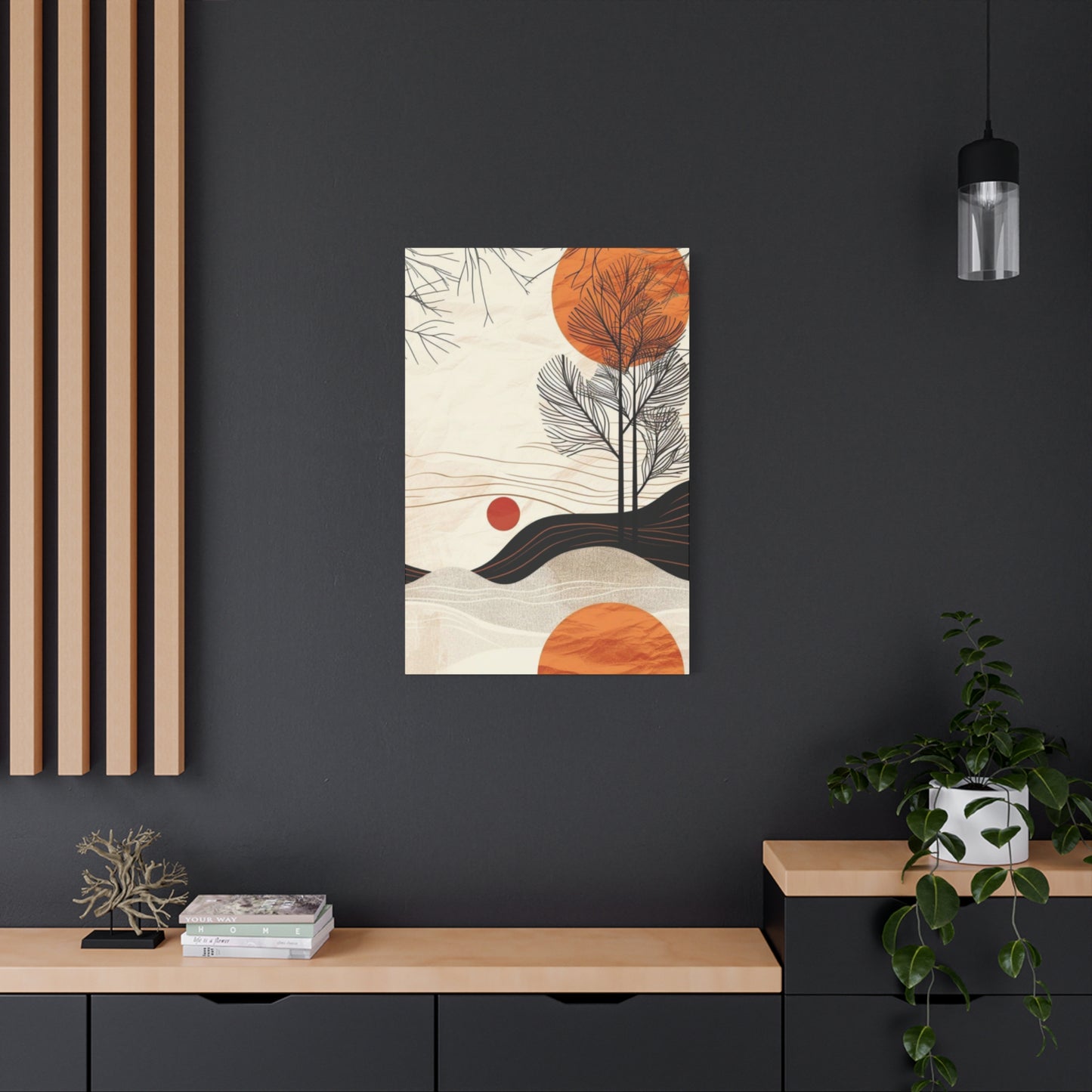 Minimalist Art Nouveau Landscape Modernism Wall Art & Canvas Prints