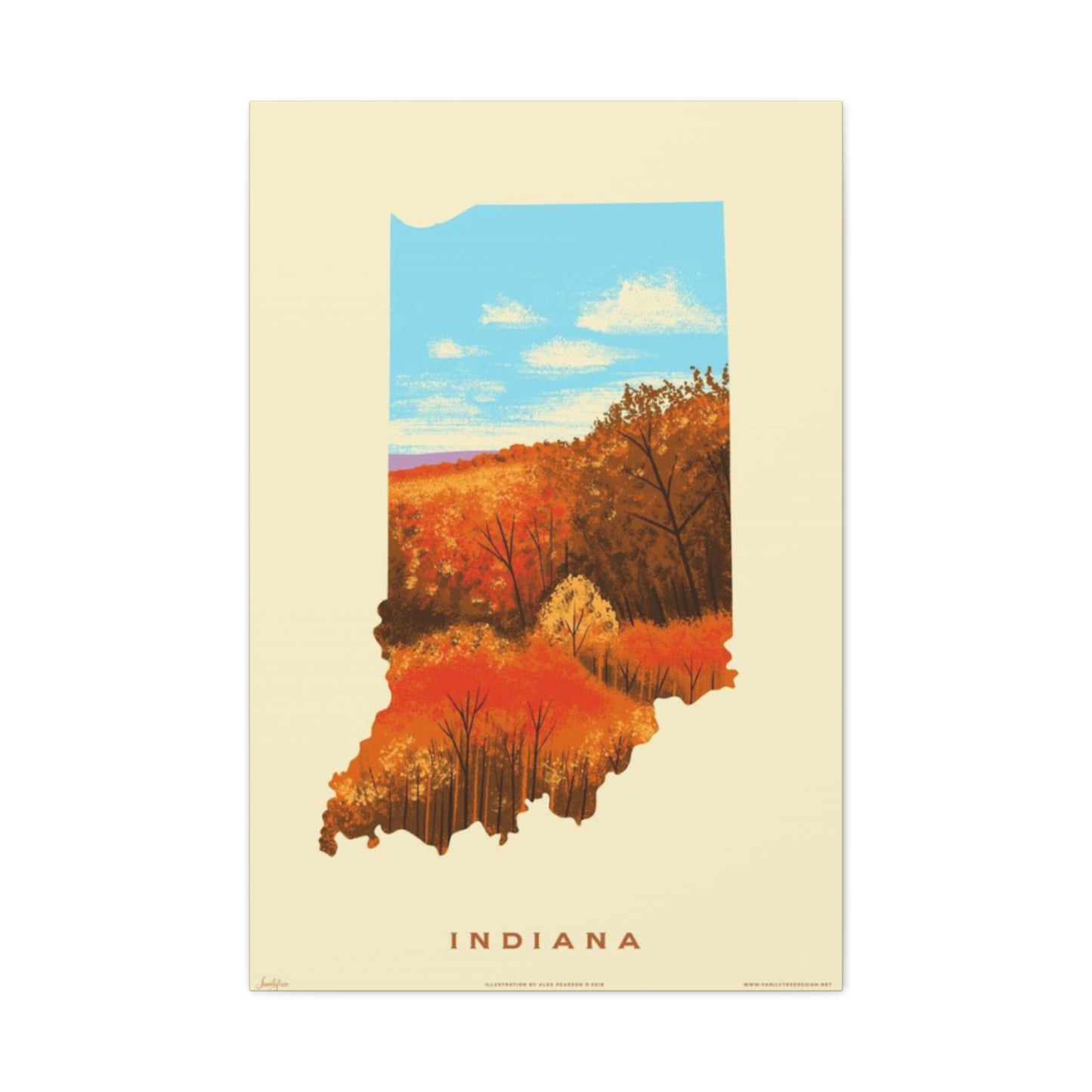 Indiana National Park Wall Art & Canvas Prints