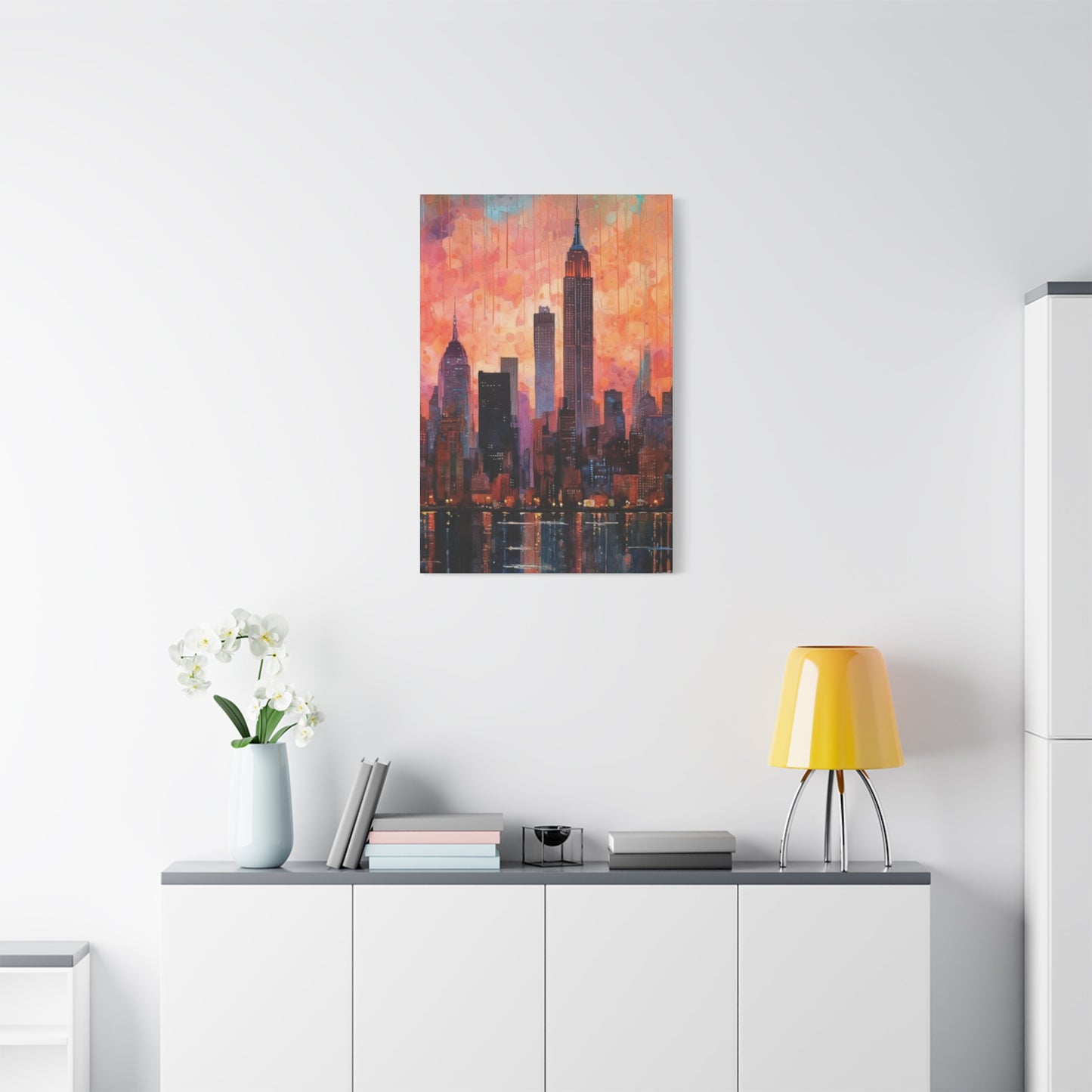 Painting Of New York City Skyline Wall Art & Canvas Prints