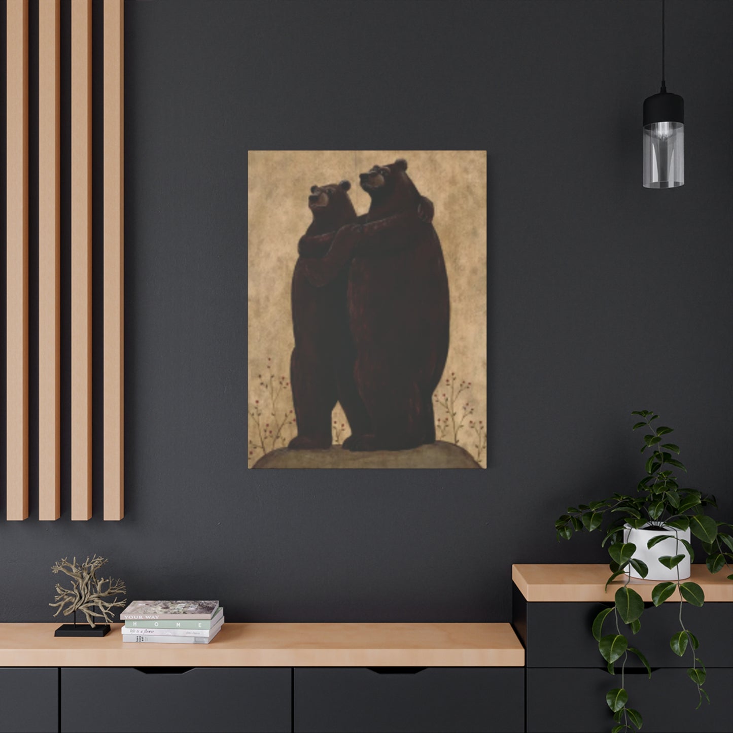 Grizzly Bear Couple Kimble Warren Wall Art & Canvas Prints