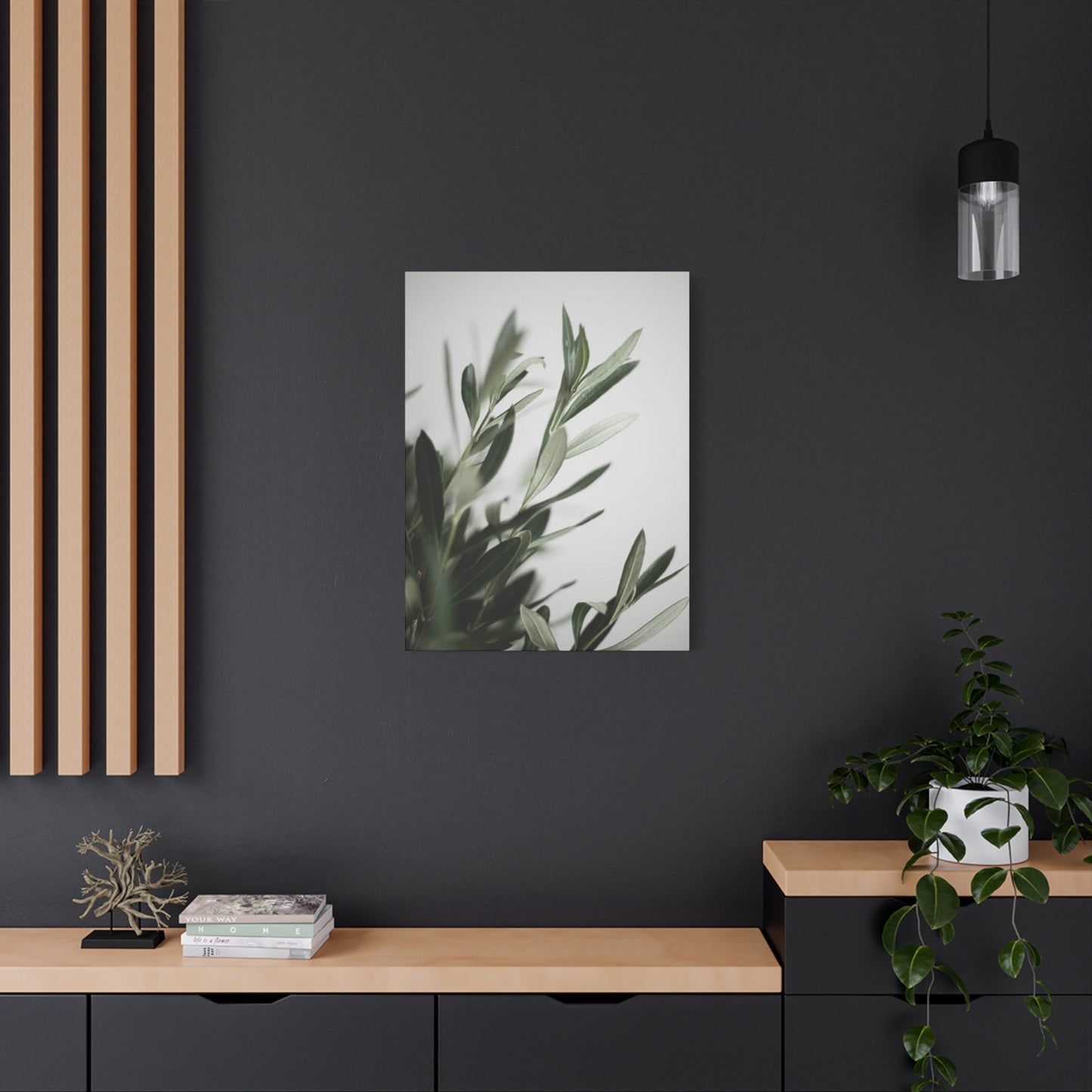 Plant Olive Green Wall Art & Canvas Prints