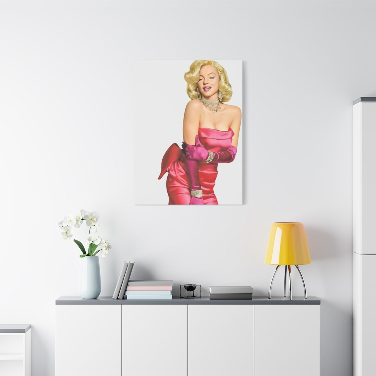 Beautiful Dress Of Marilyn Monroe Wall Art & Canvas Prints