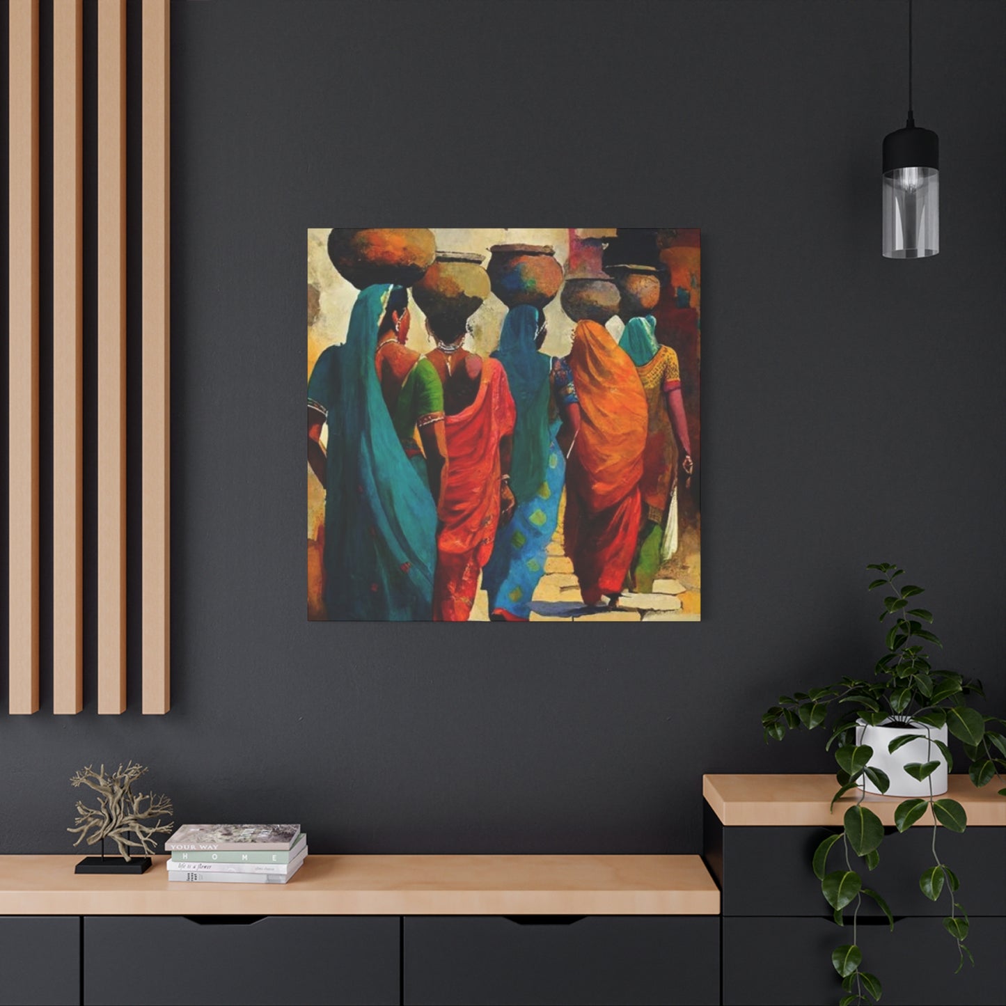 Indian Cultural Women Wall Art & Canvas Prints