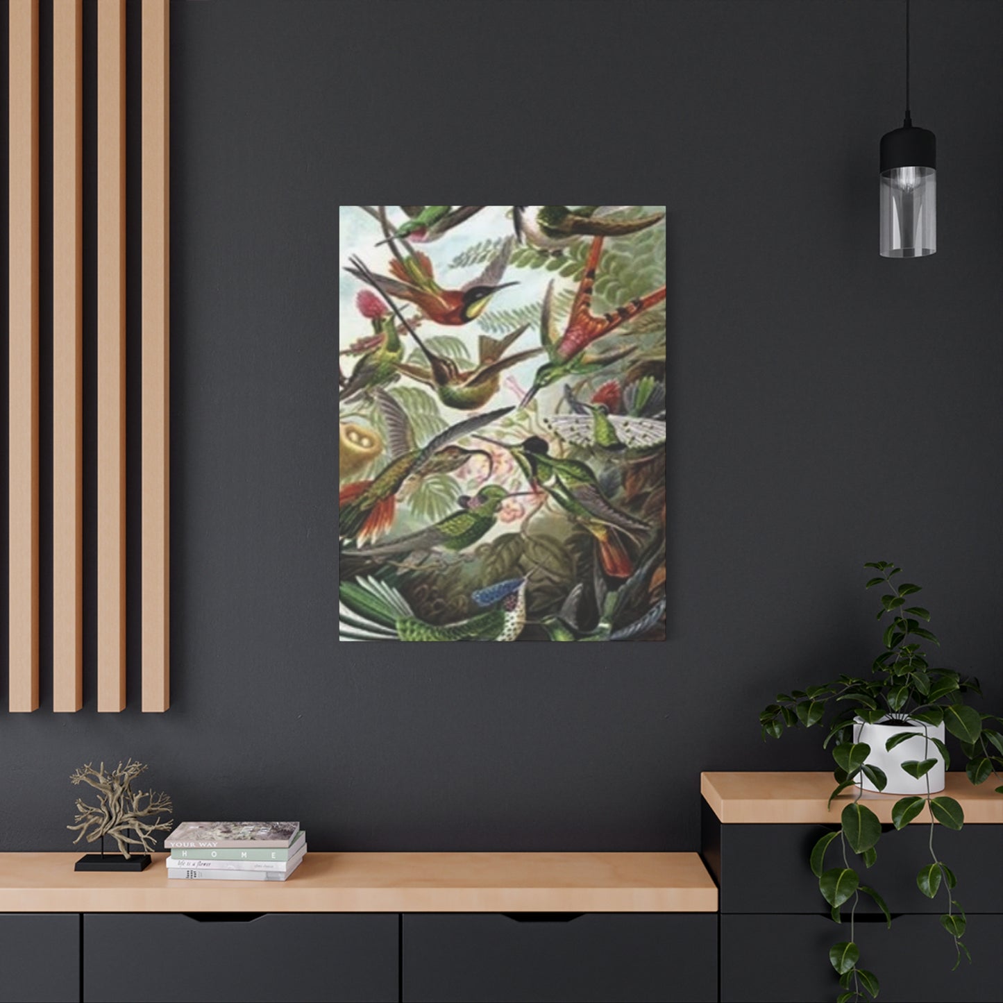 Humming Birds Painting Wall Art & Canvas Prints