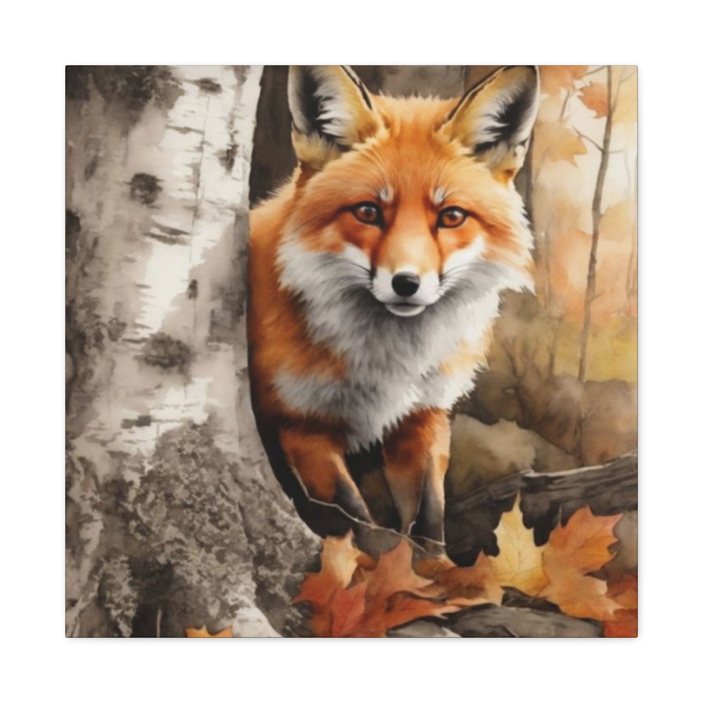 Little Baby Fox Wall Art & Canvas Prints