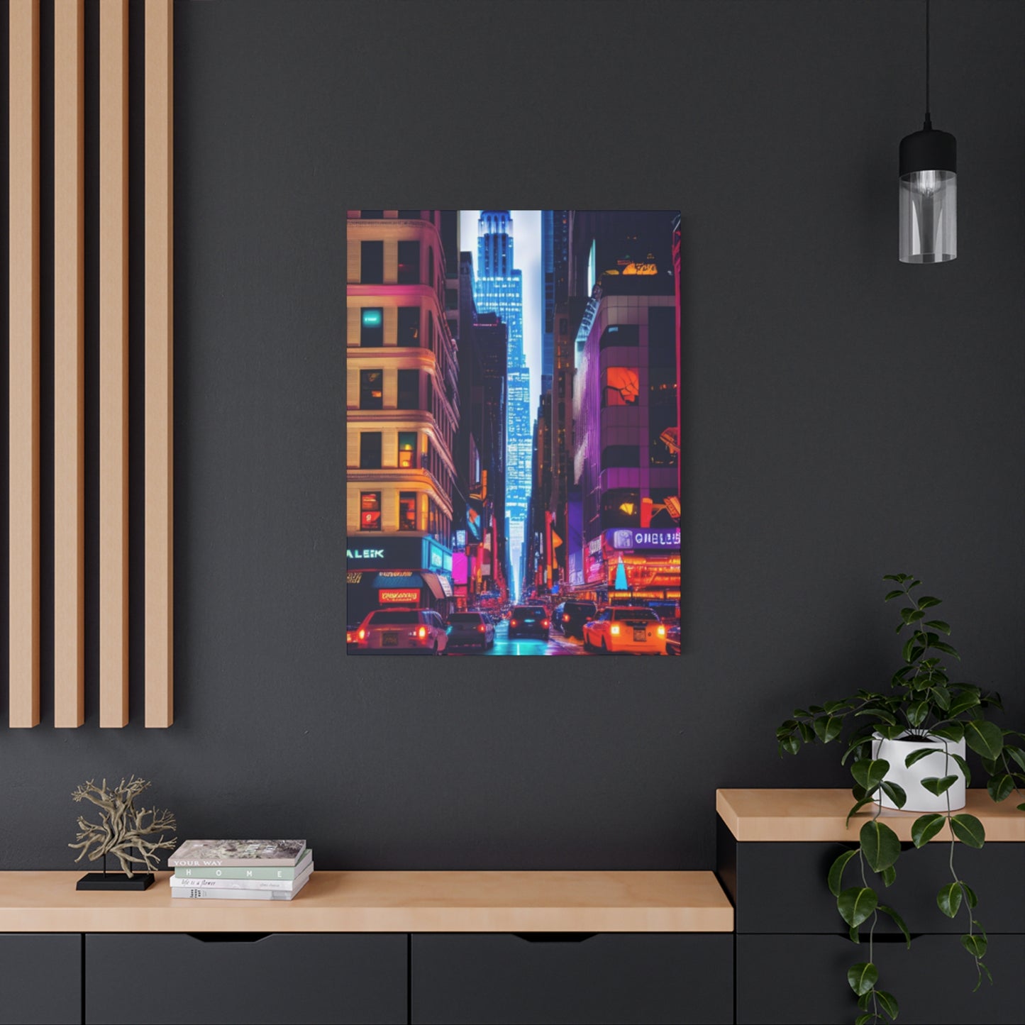 Night Life Of NYC Streets NYC Skyline Wall Art & Canvas Prints