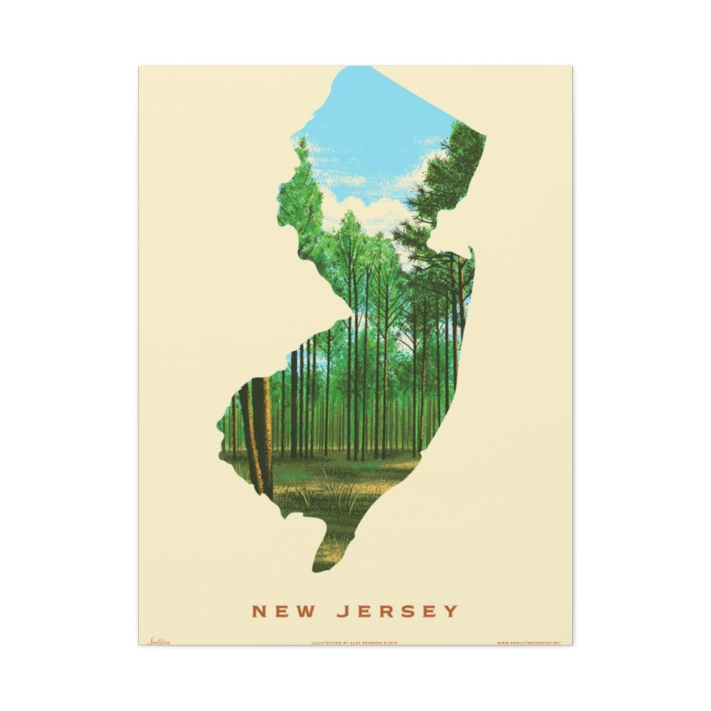 New Jersey The National Park Wall Art & Canvas Prints