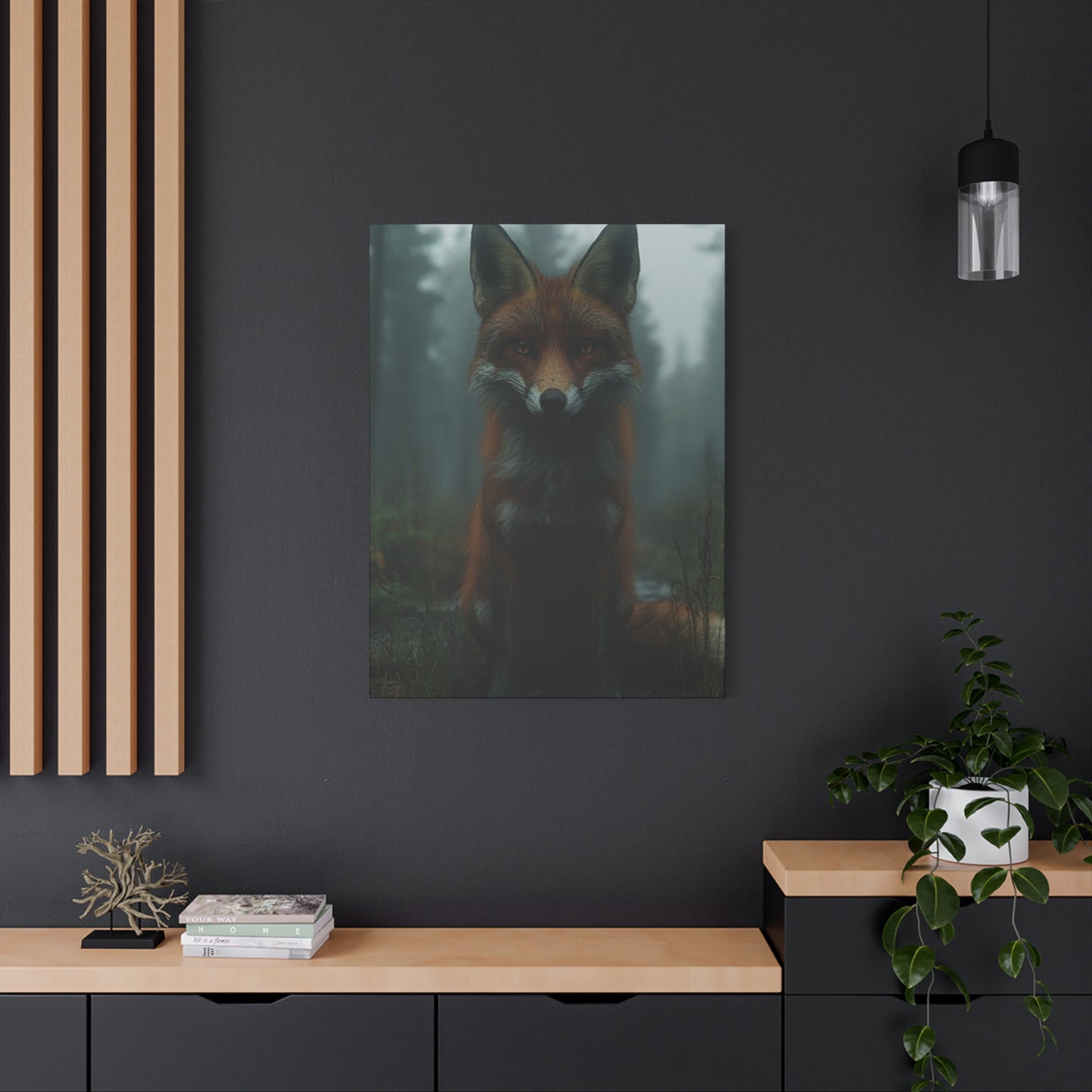 Fox in Forest Wall Art & Canvas Prints