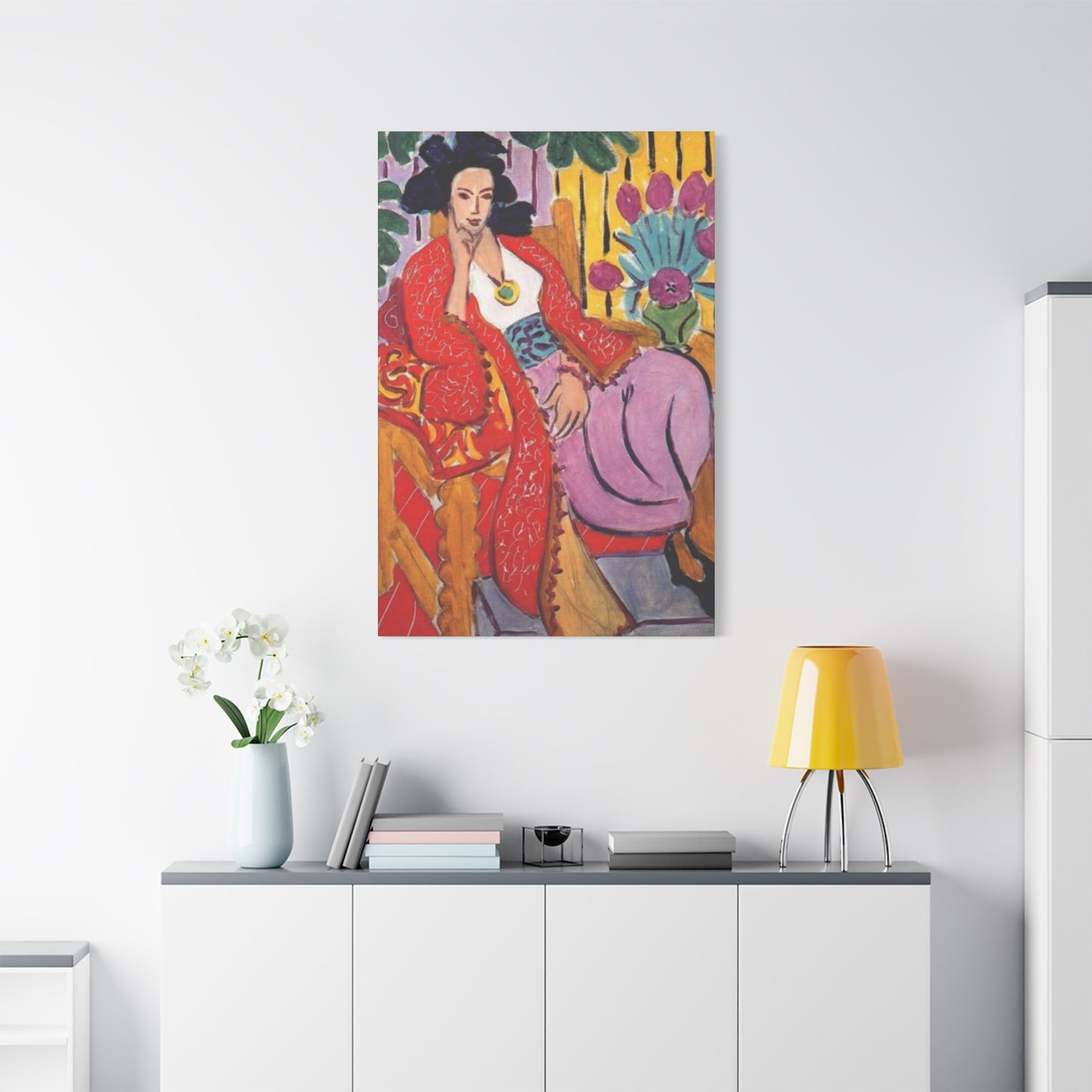 Asian King Abstract Modernism Wall Art & Canvas Prints