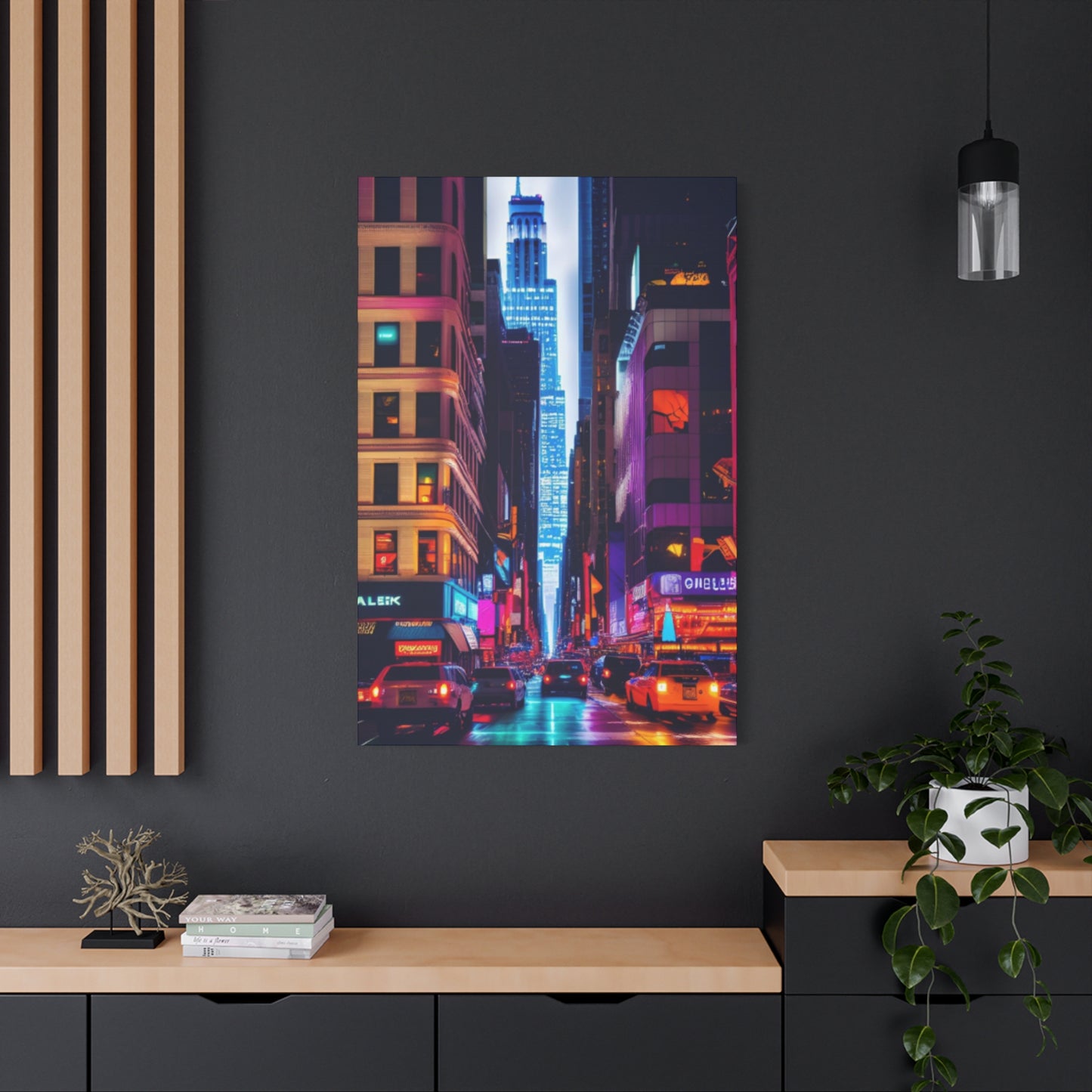 Night Life Of NYC Streets NYC Skyline Wall Art & Canvas Prints